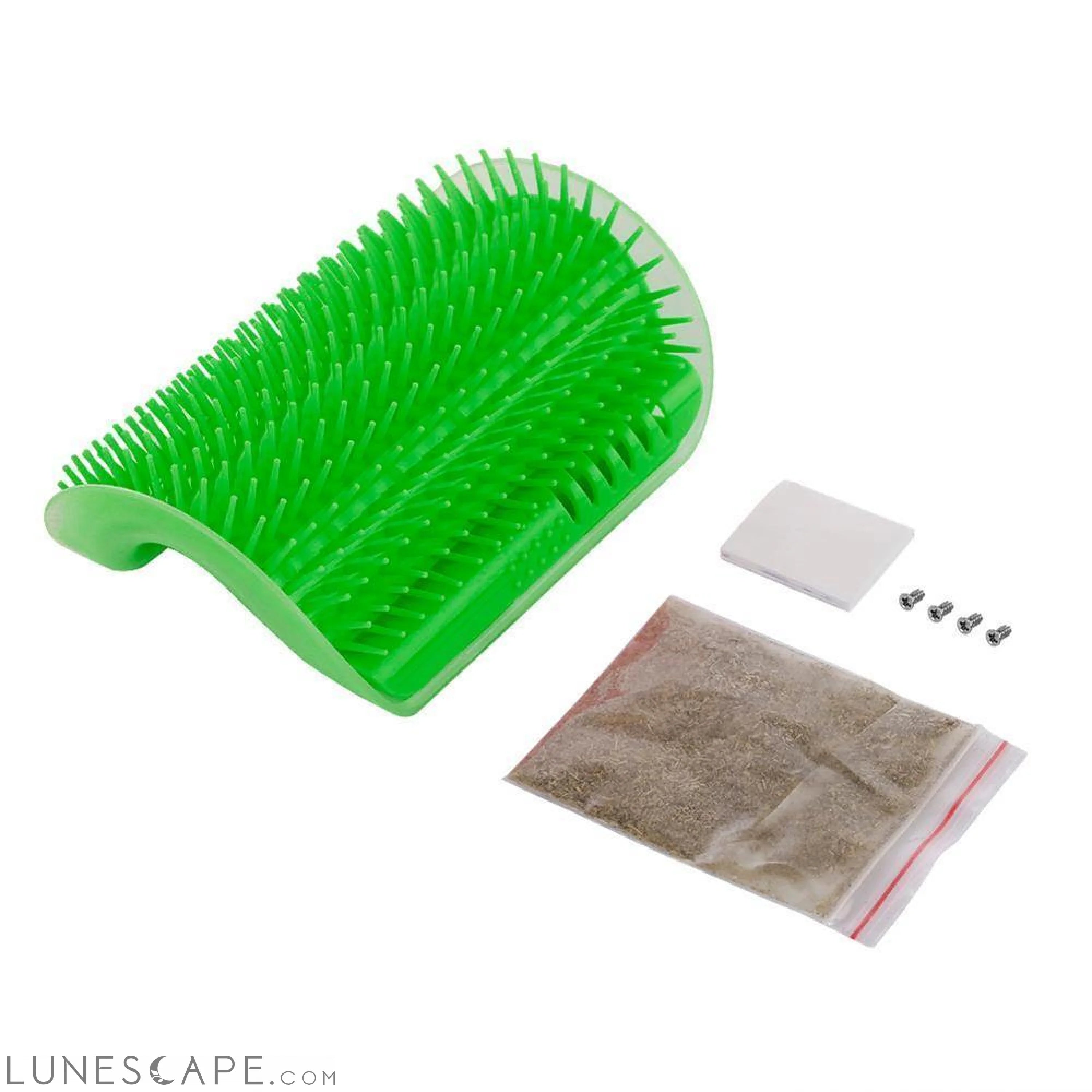 Self Grooming Catnip Massage Brush for Cats LUNESCAPE