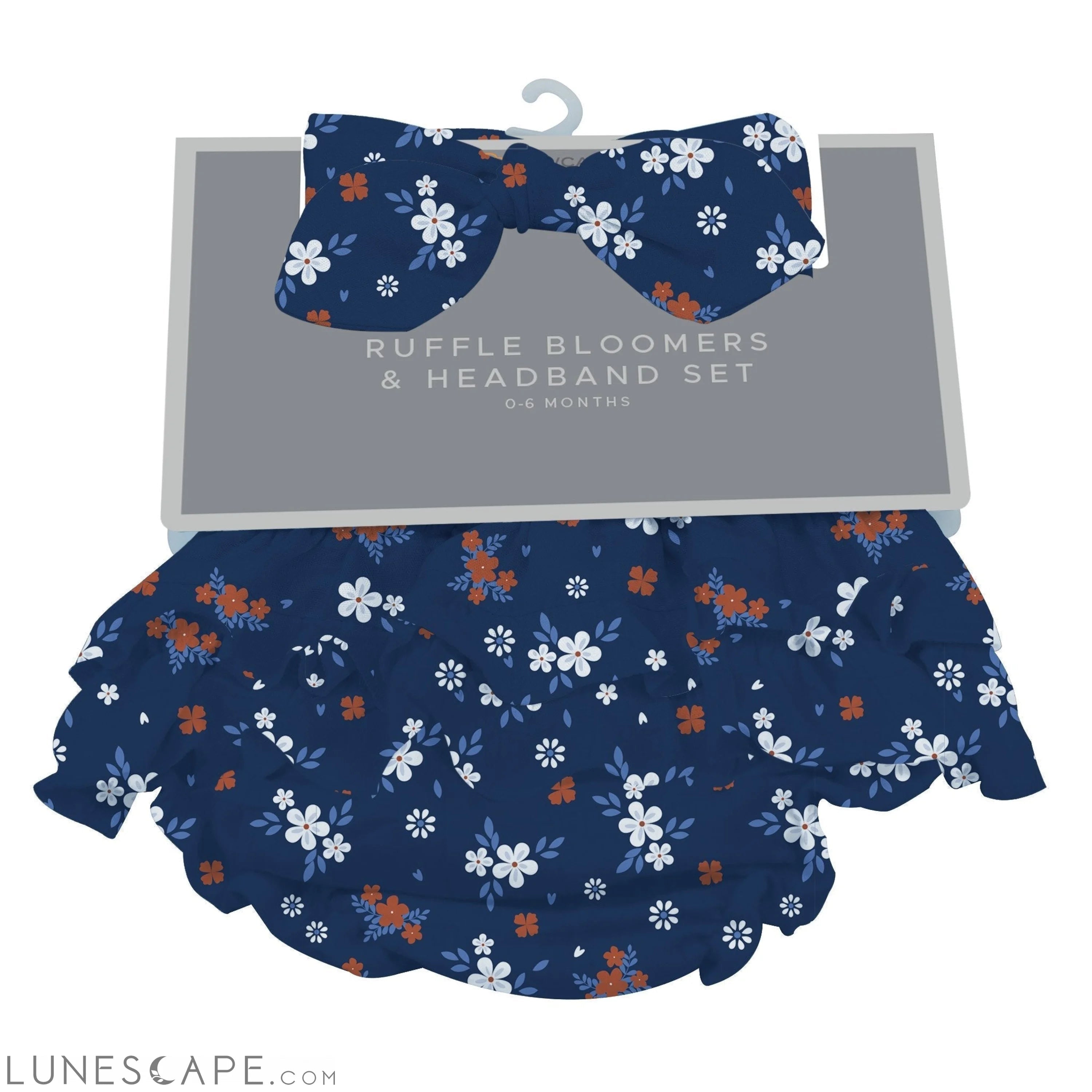 Serenity Floral Bamboo Bloomer Headband Set LUNESCAPE