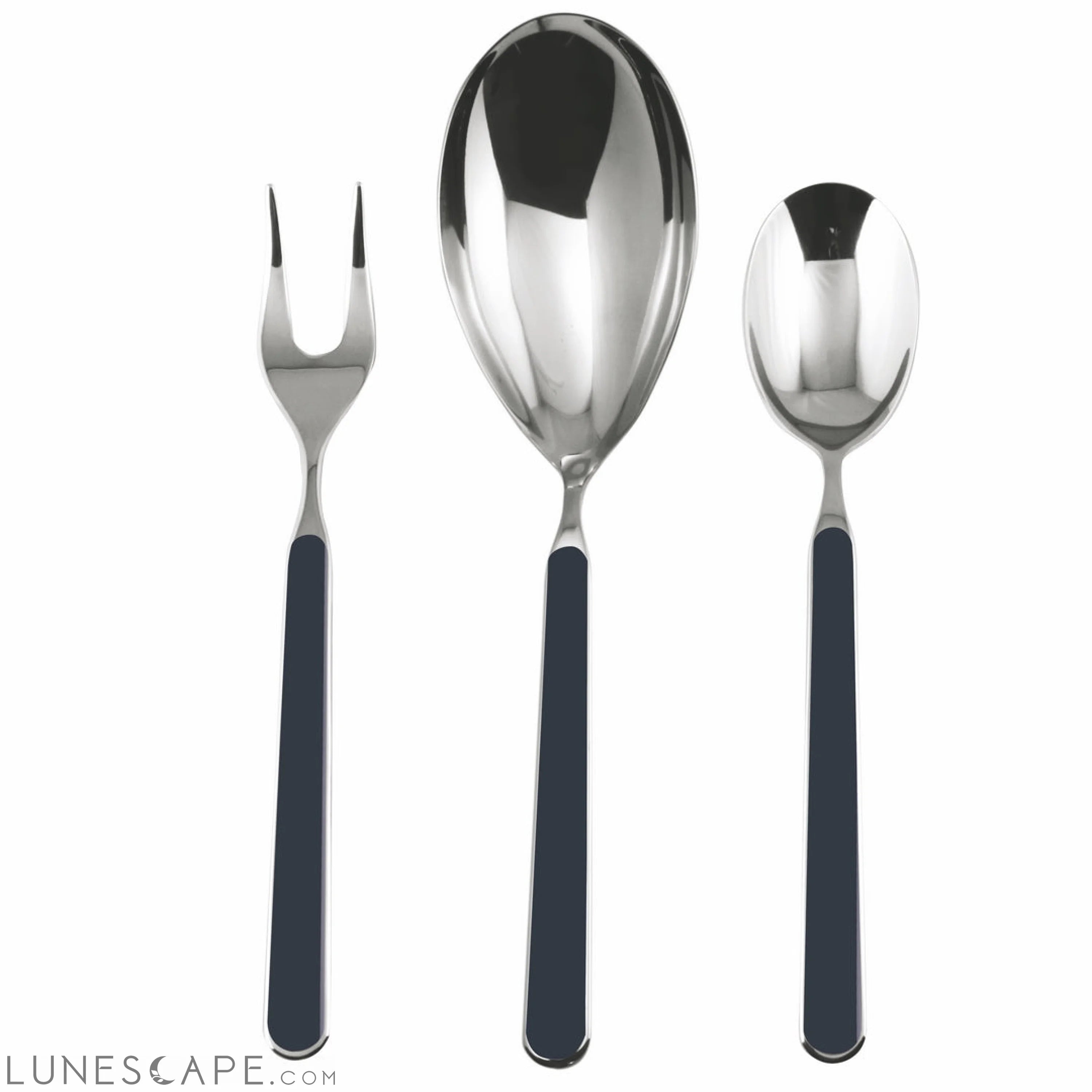 SERVING SET 3 PCS FANTASIA COBALTO LUNESCAPE
