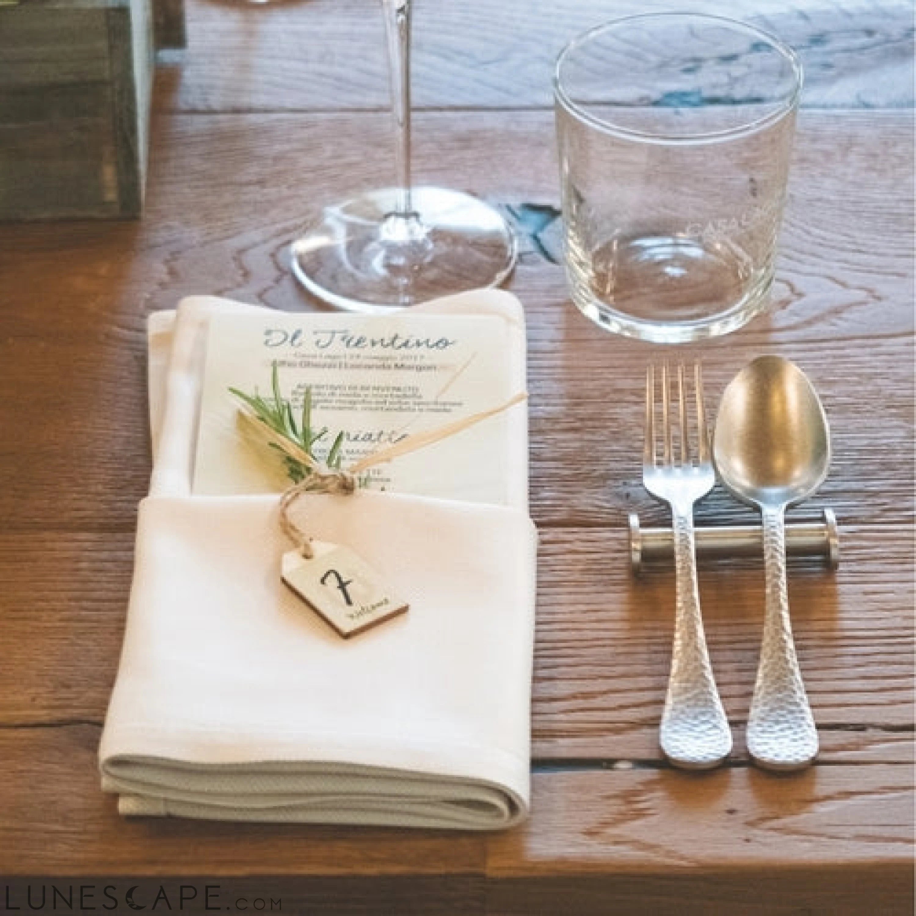 Serving Set (Fork and Spoon) EPOQUE PEWTER LUNESCAPE