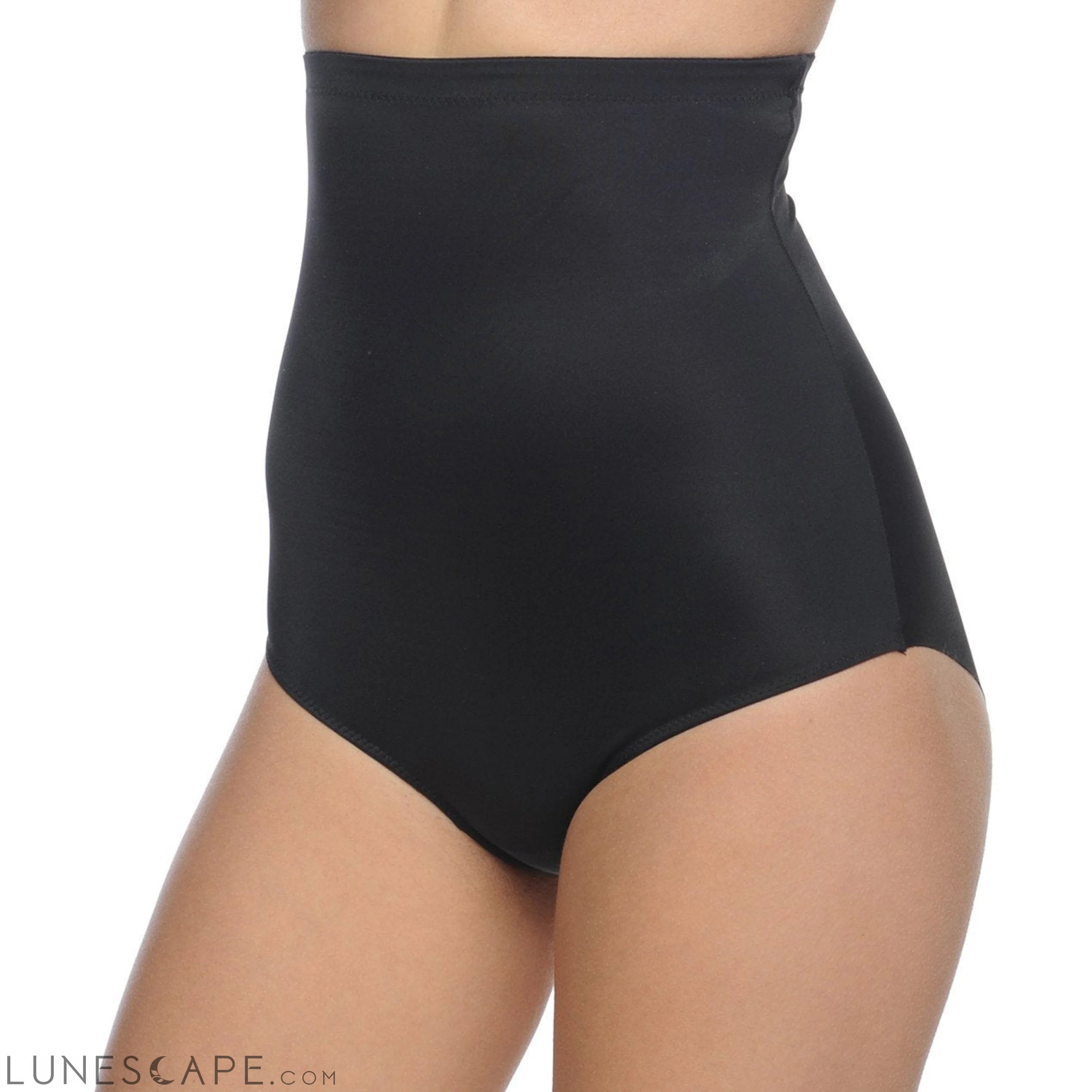 Shaping Hi-Waist Full Brief Shaper Black LUNESCAPE