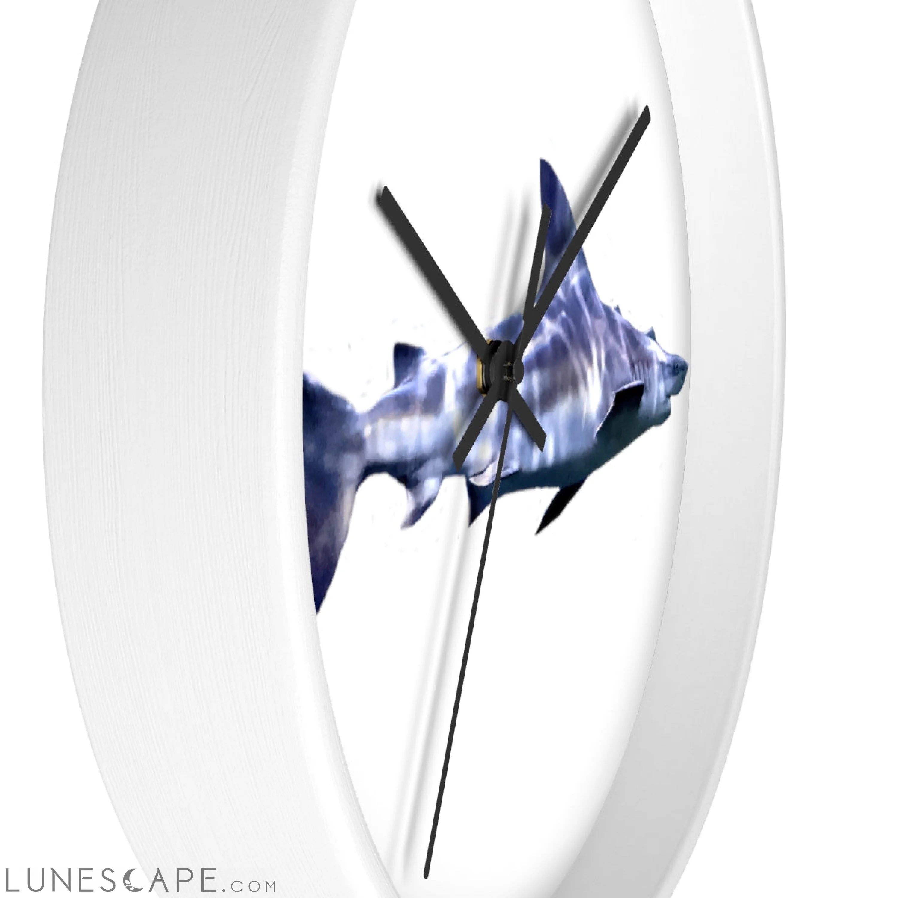 Shark Wall clock LUNESCAPE