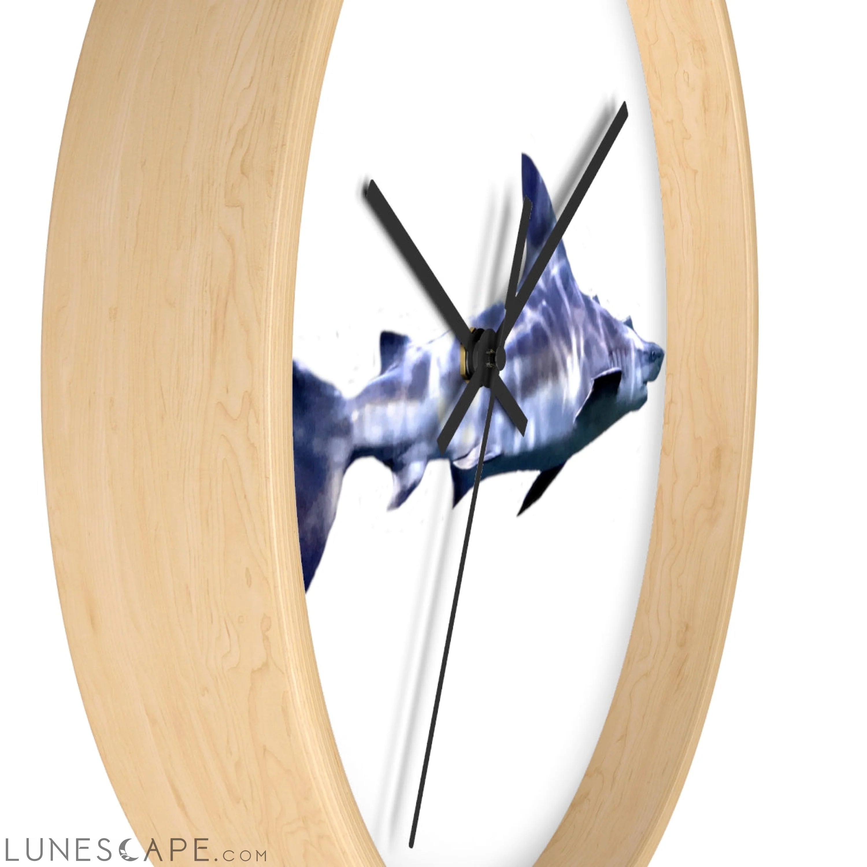 Shark Wall clock LUNESCAPE