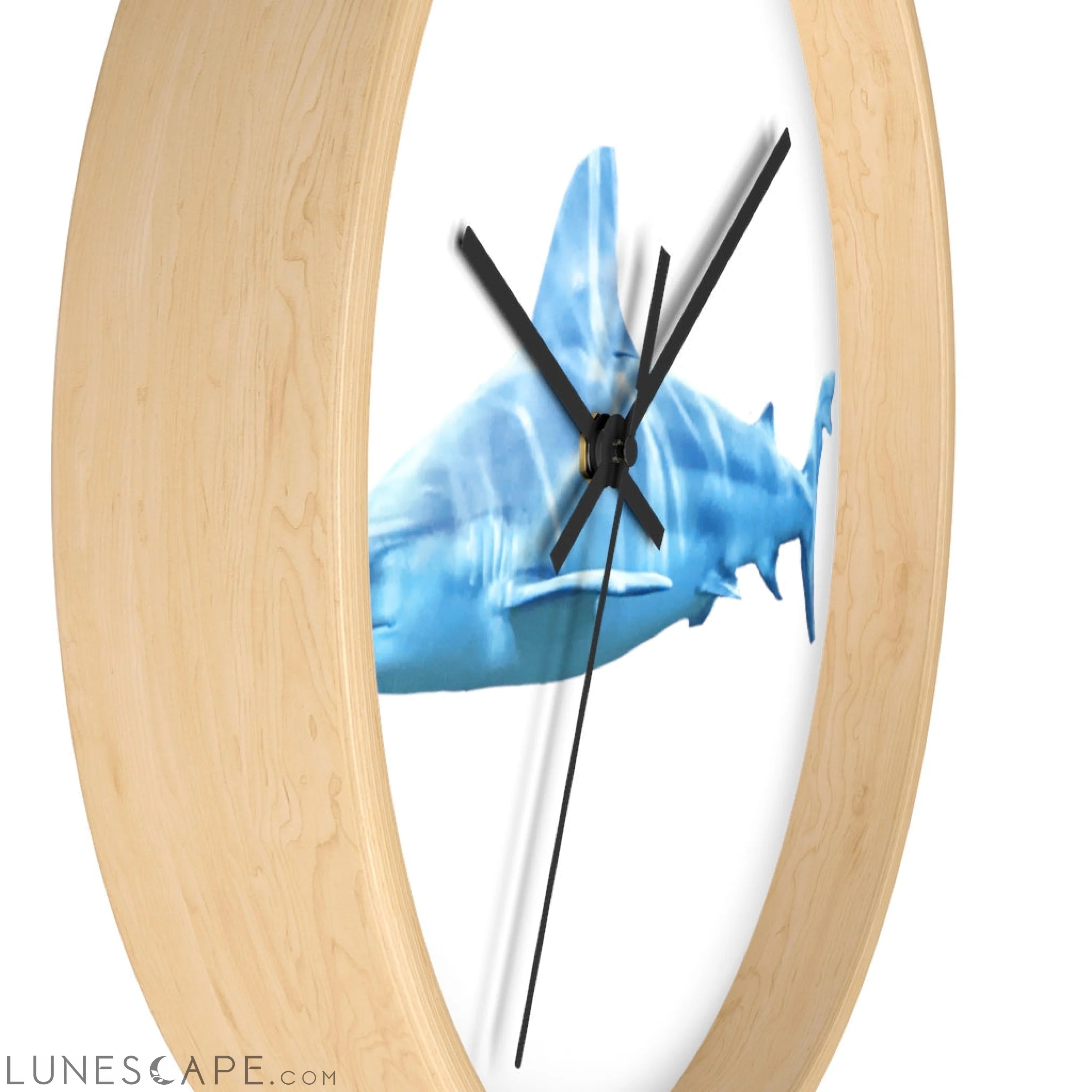 Shark Wall clock LUNESCAPE