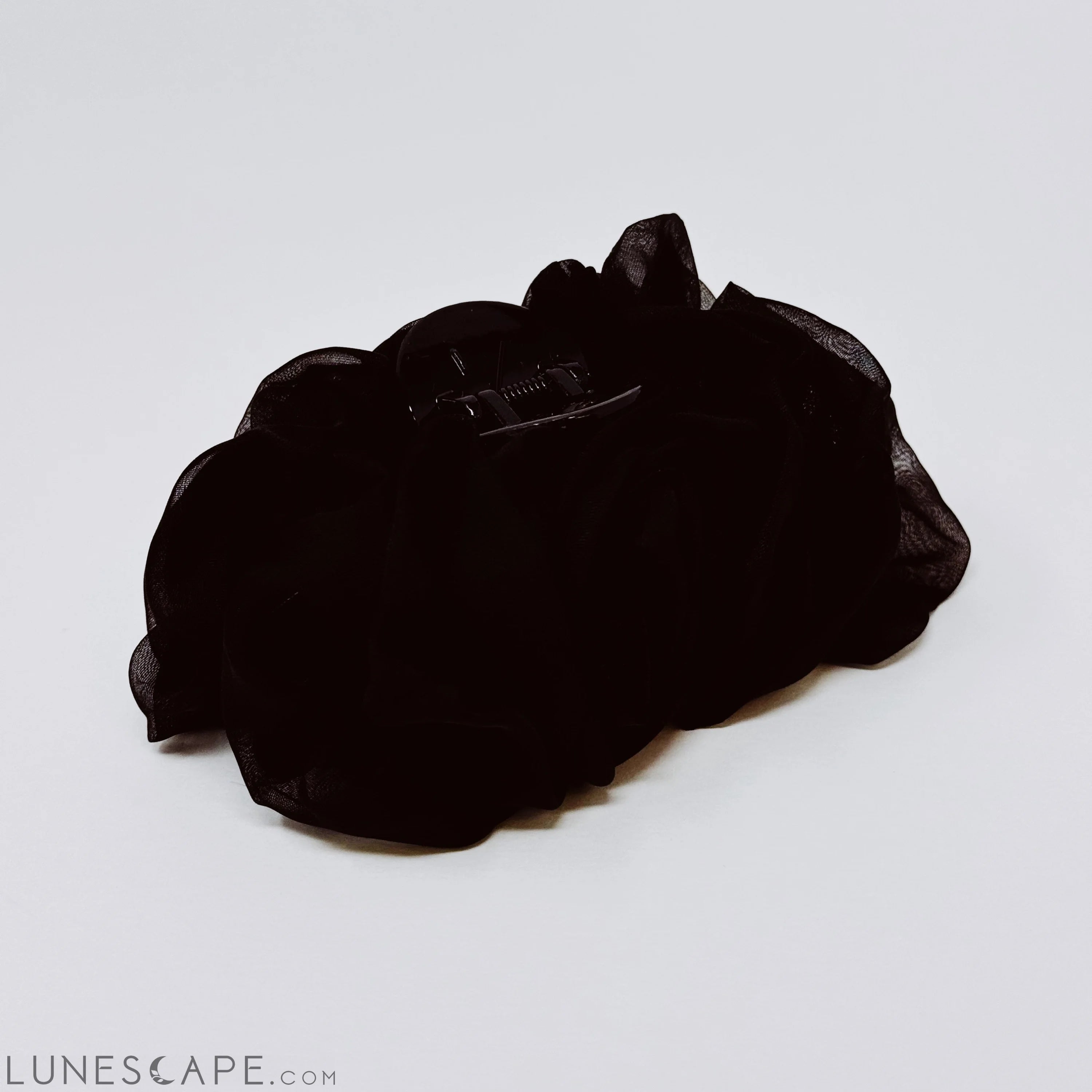 Sheer Flower Hair Claw LUNESCAPE