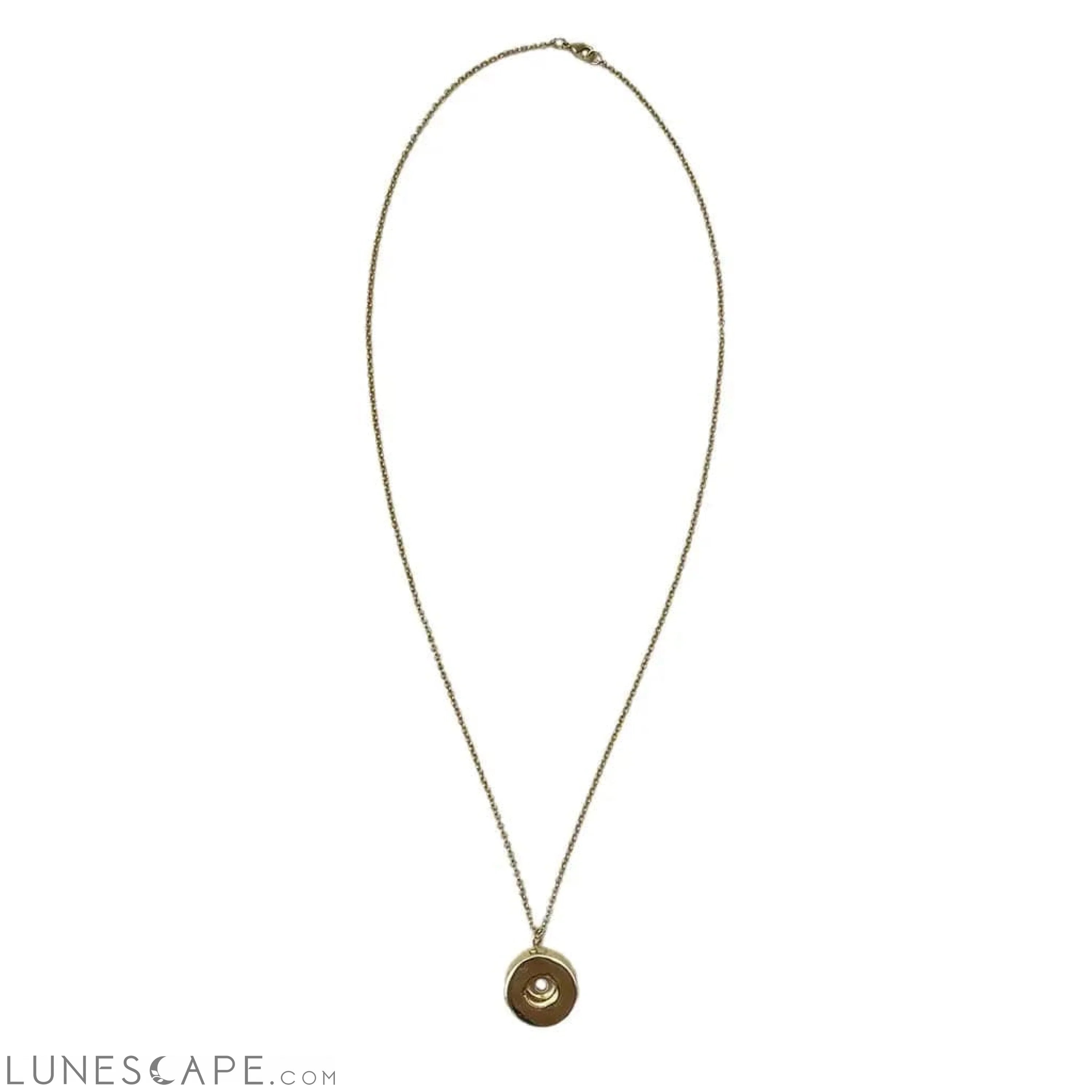 Shell Casing Pendant Necklace LUNESCAPE