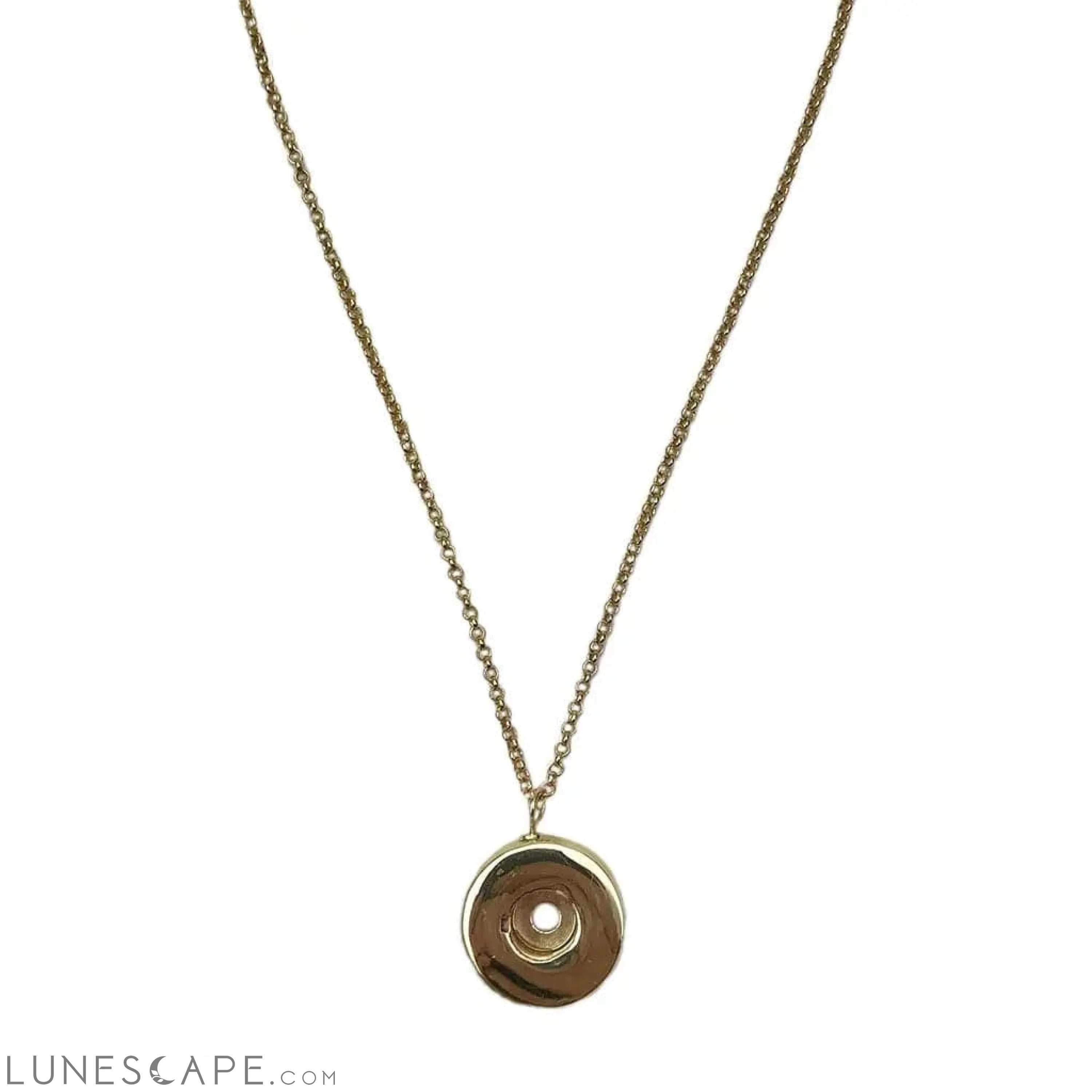 Shell Casing Pendant Necklace LUNESCAPE