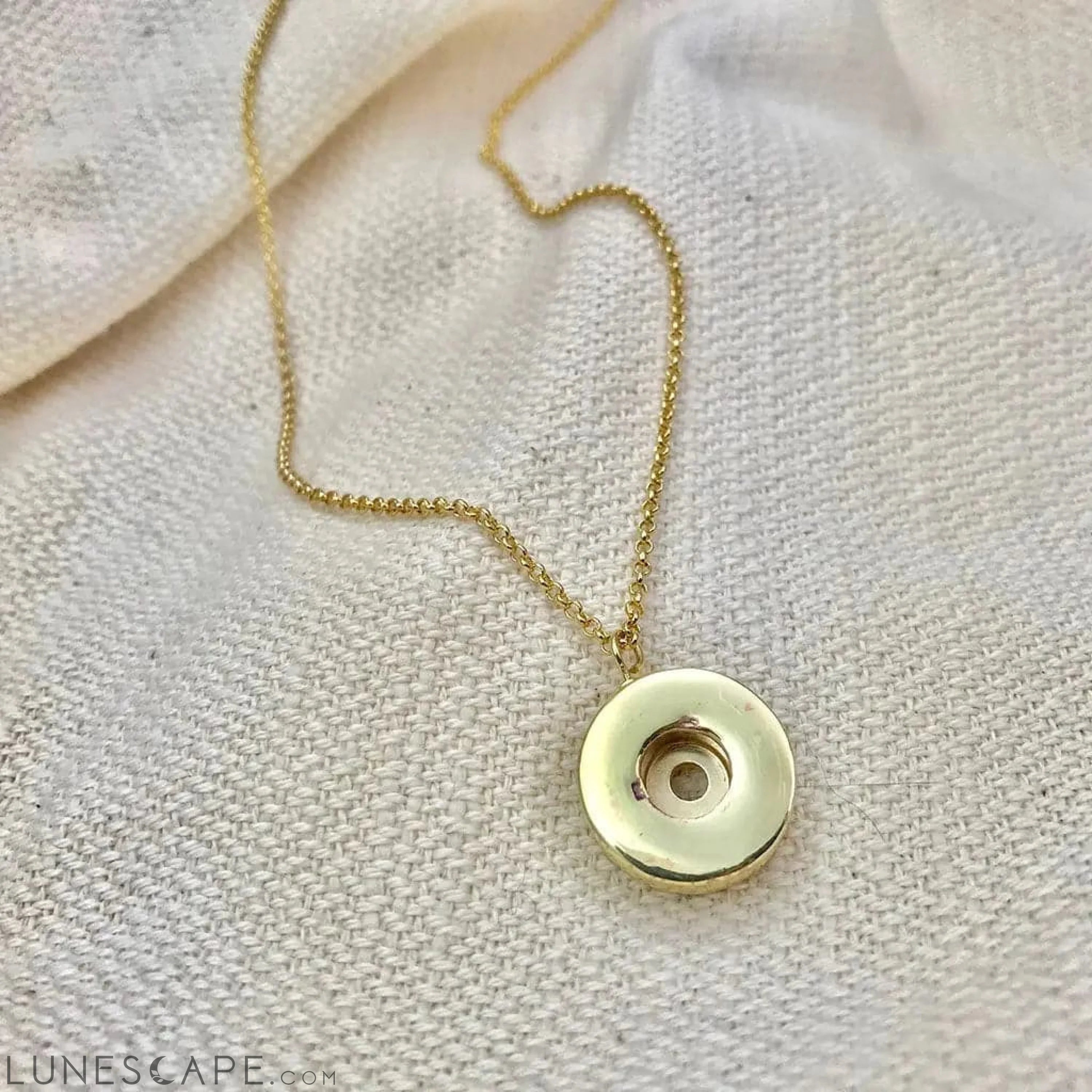 Shell Casing Pendant Necklace LUNESCAPE