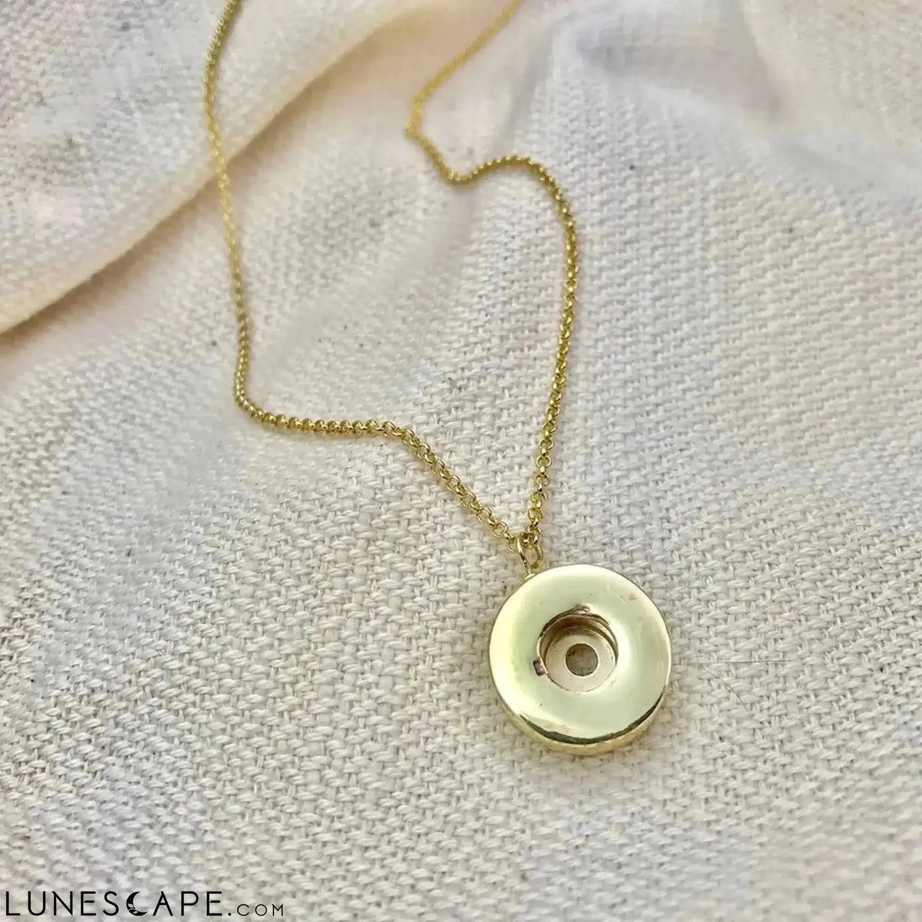 Shell Casing Pendant Necklace LUNESCAPE