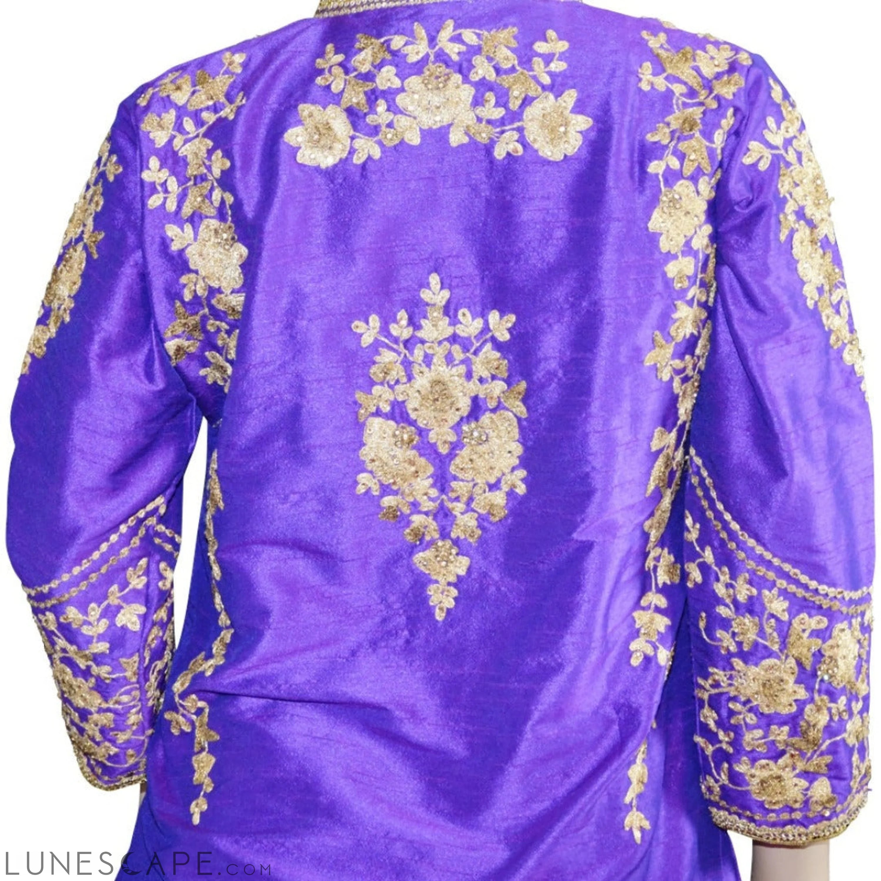 Sherwani Style Long Top With Lehenga LUNESCAPE
