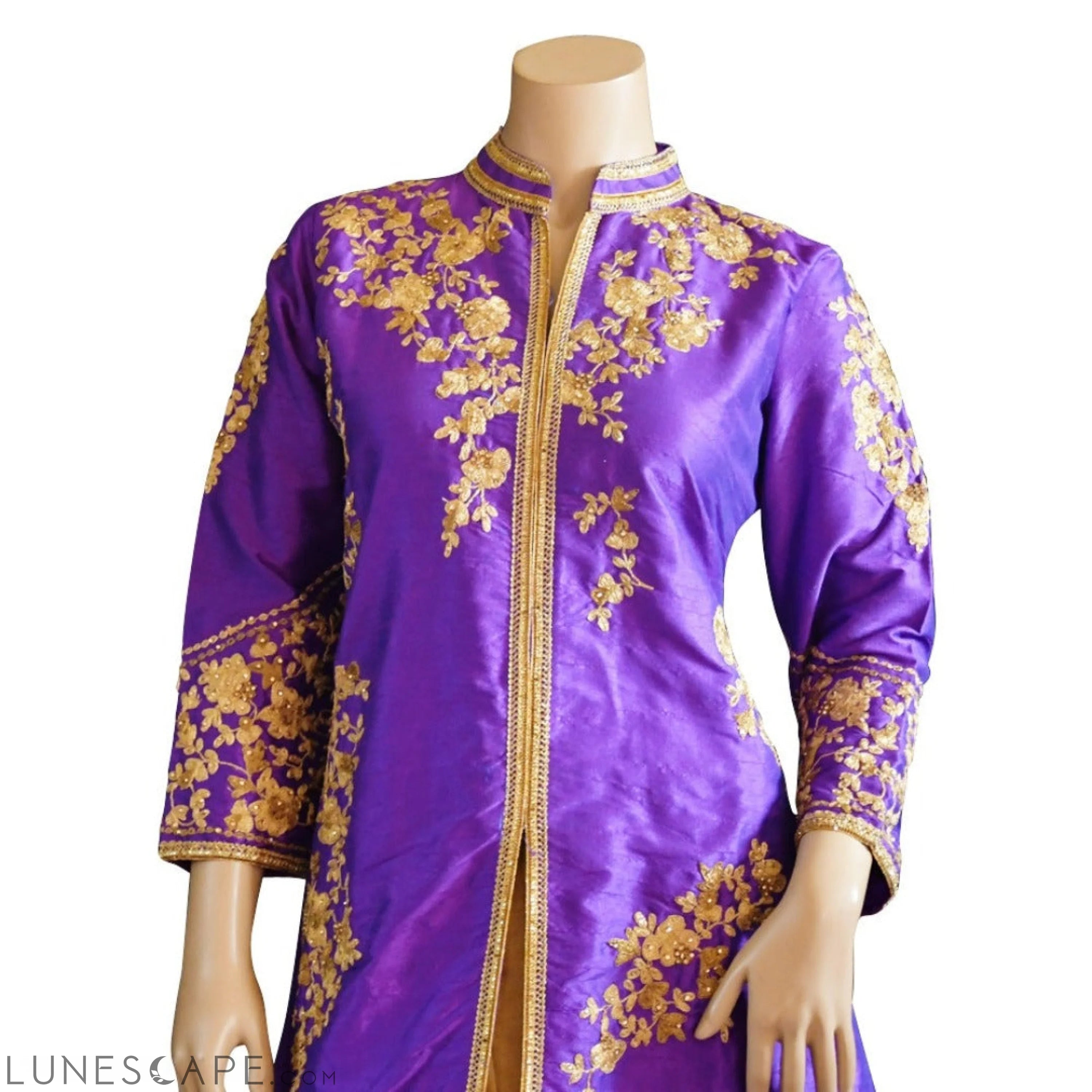 Sherwani Style Long Top With Lehenga LUNESCAPE