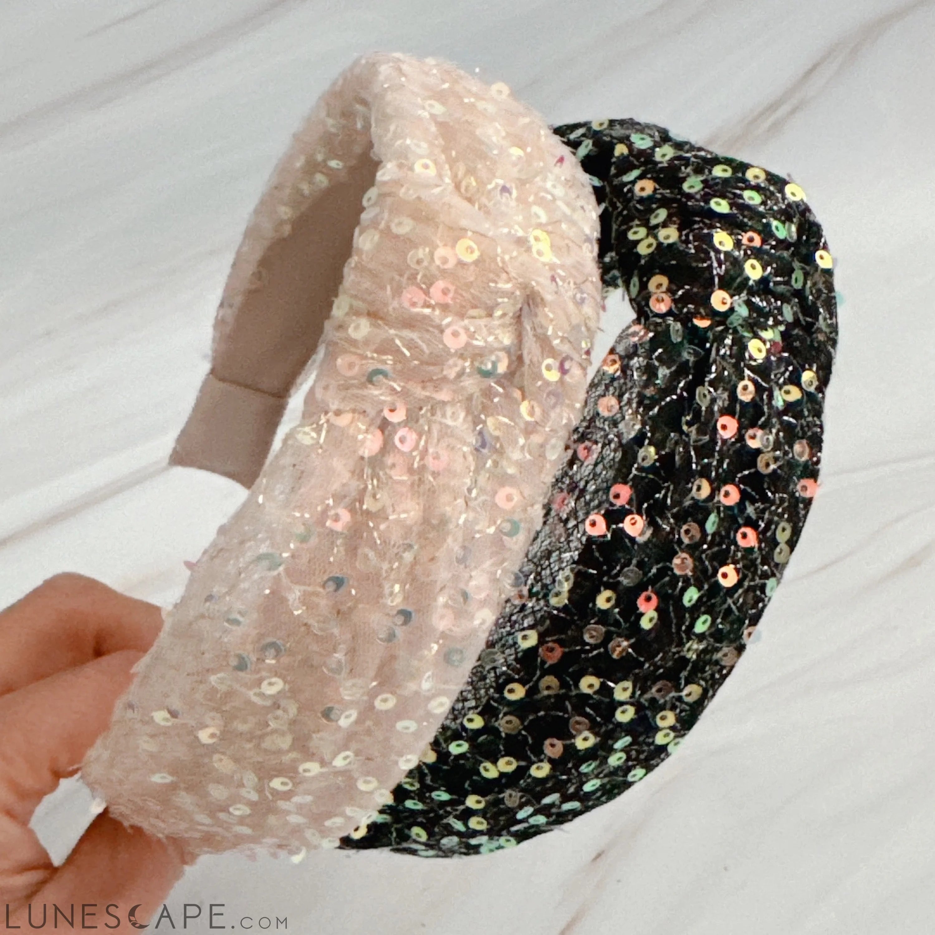 Shimmer Lover Knot Headband LUNESCAPE