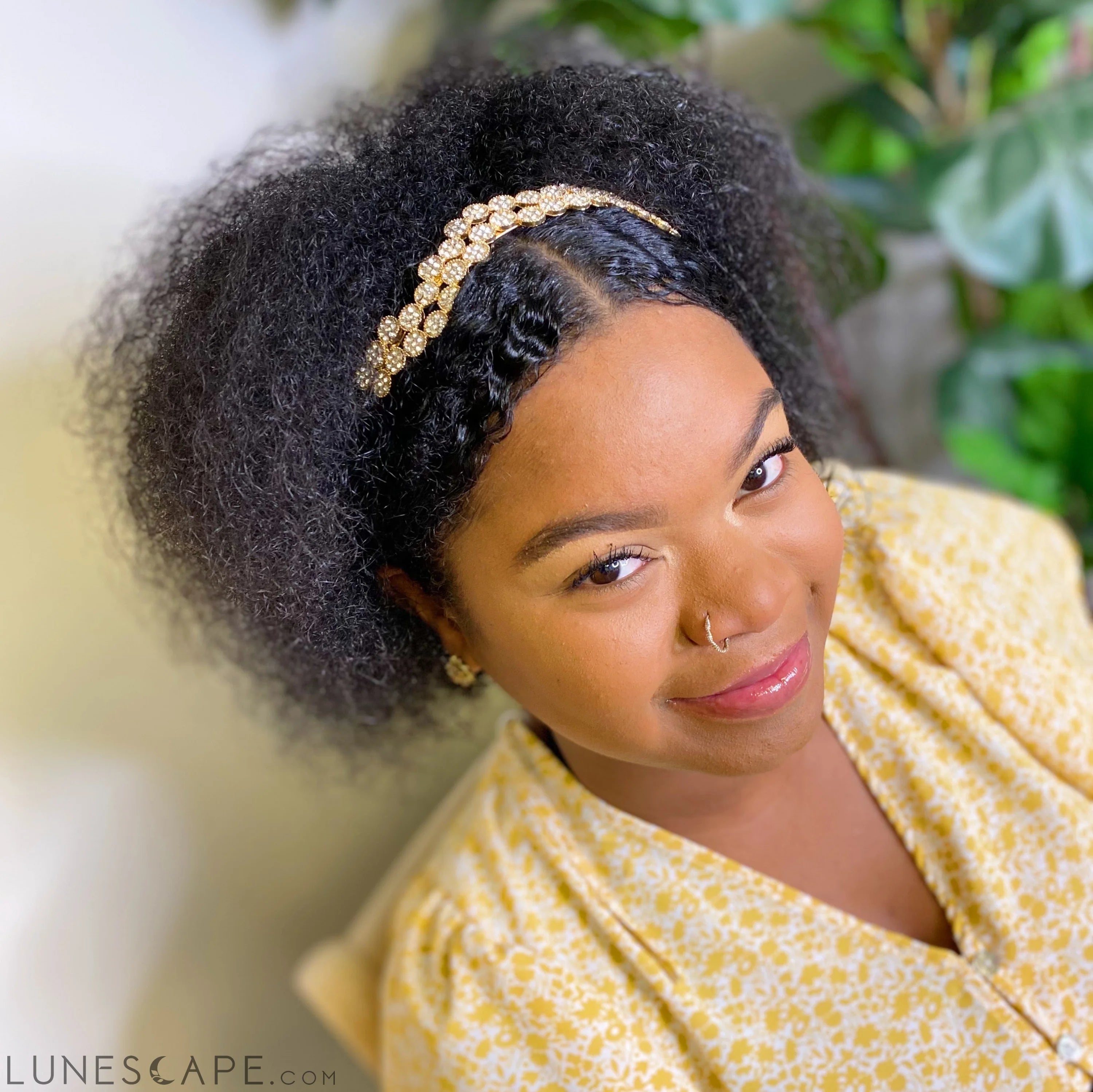 Shines in Circles Headband LUNESCAPE