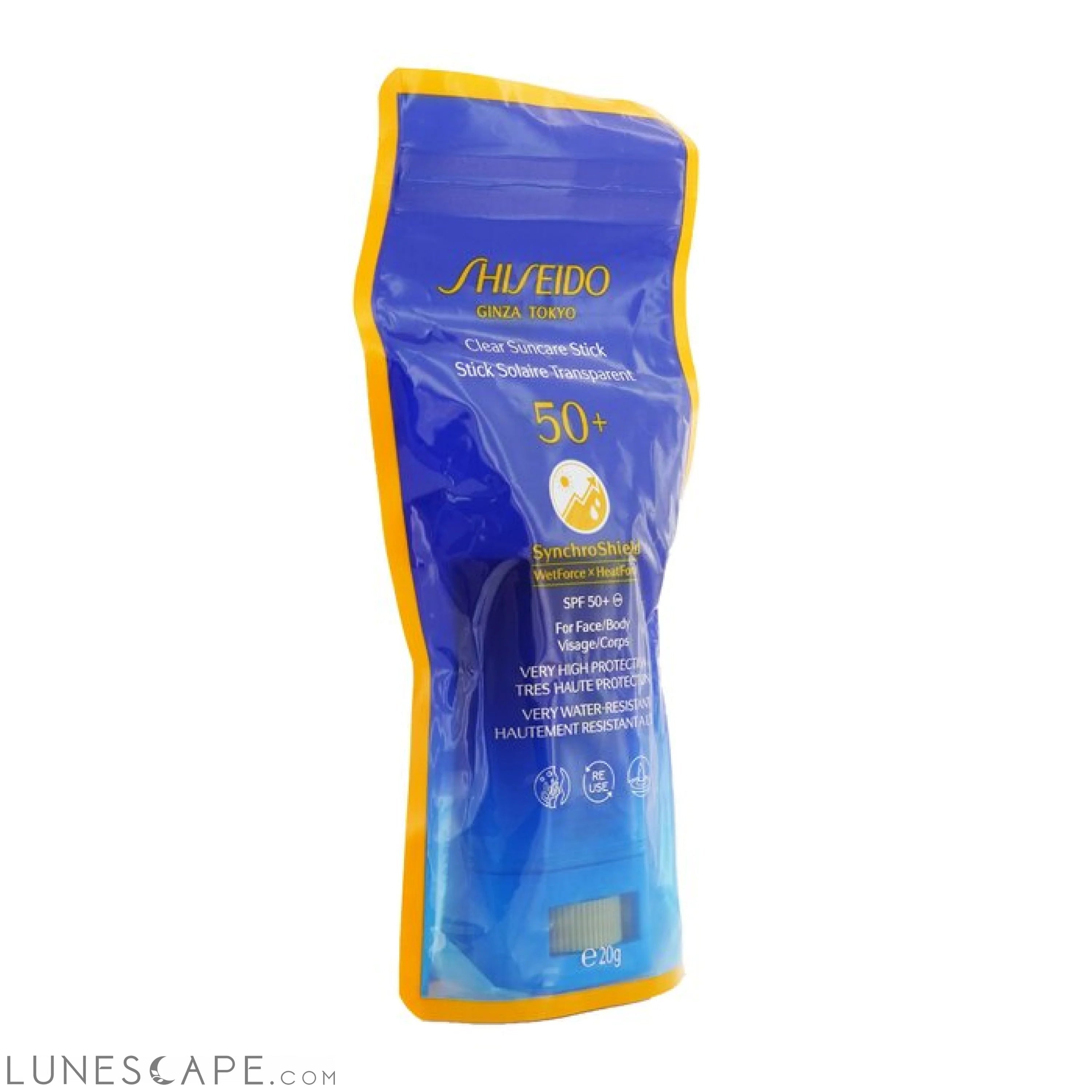 SHISEIDO - Clear Suncare Stick SPF 50+ UVA - For Face/Body (Very High Protection & Very Water-Resistant) LUNESCAPE