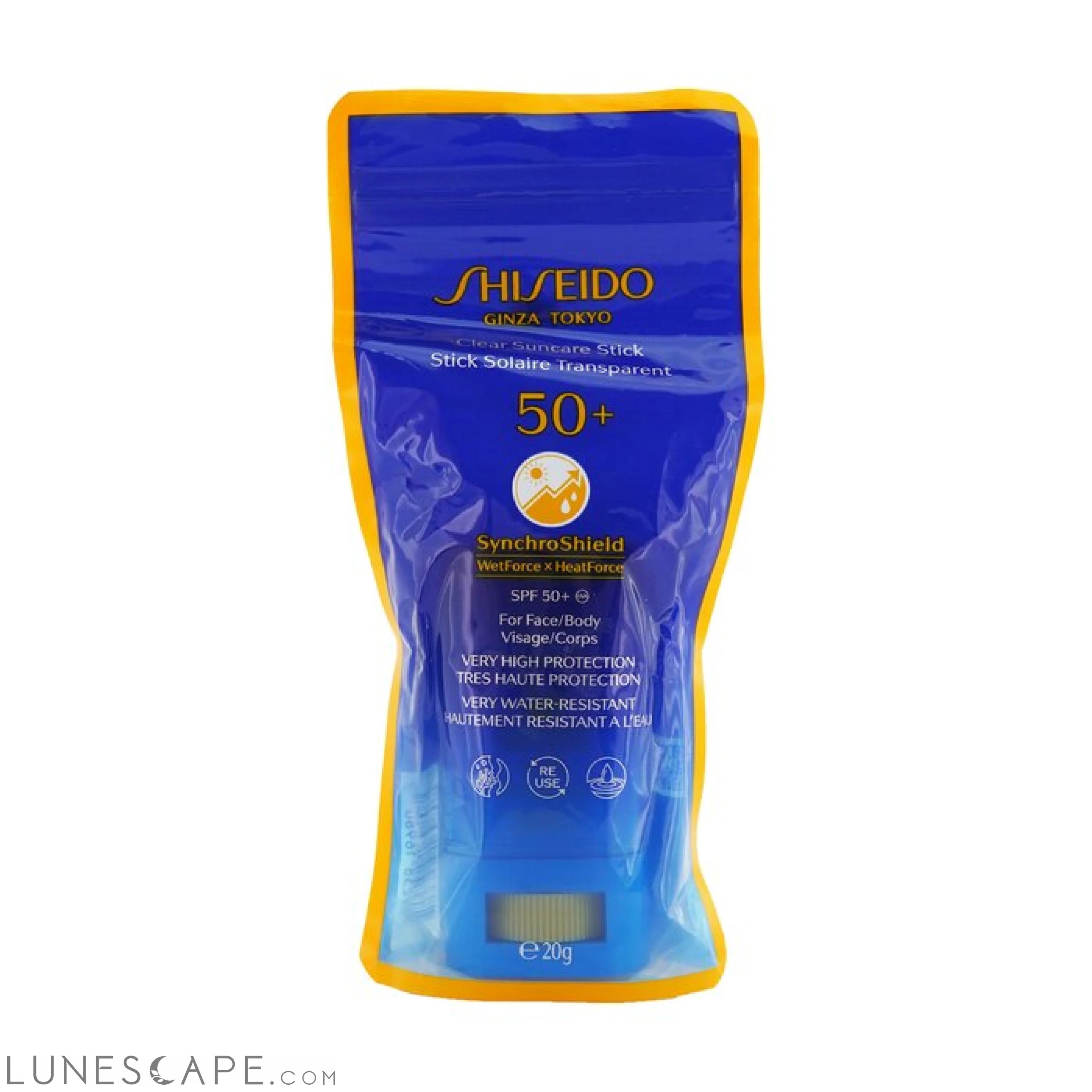 SHISEIDO - Clear Suncare Stick SPF 50+ UVA - For Face/Body (Very High Protection & Very Water-Resistant) LUNESCAPE