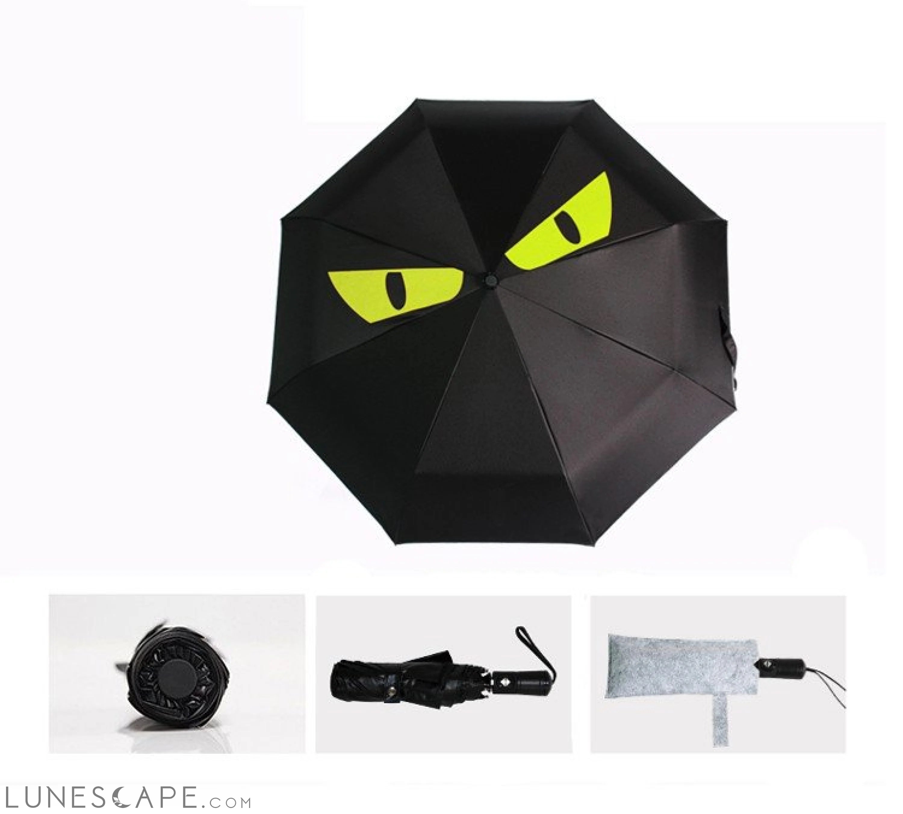 Show 3 Folding Automatic Umbrella LUNESCAPE