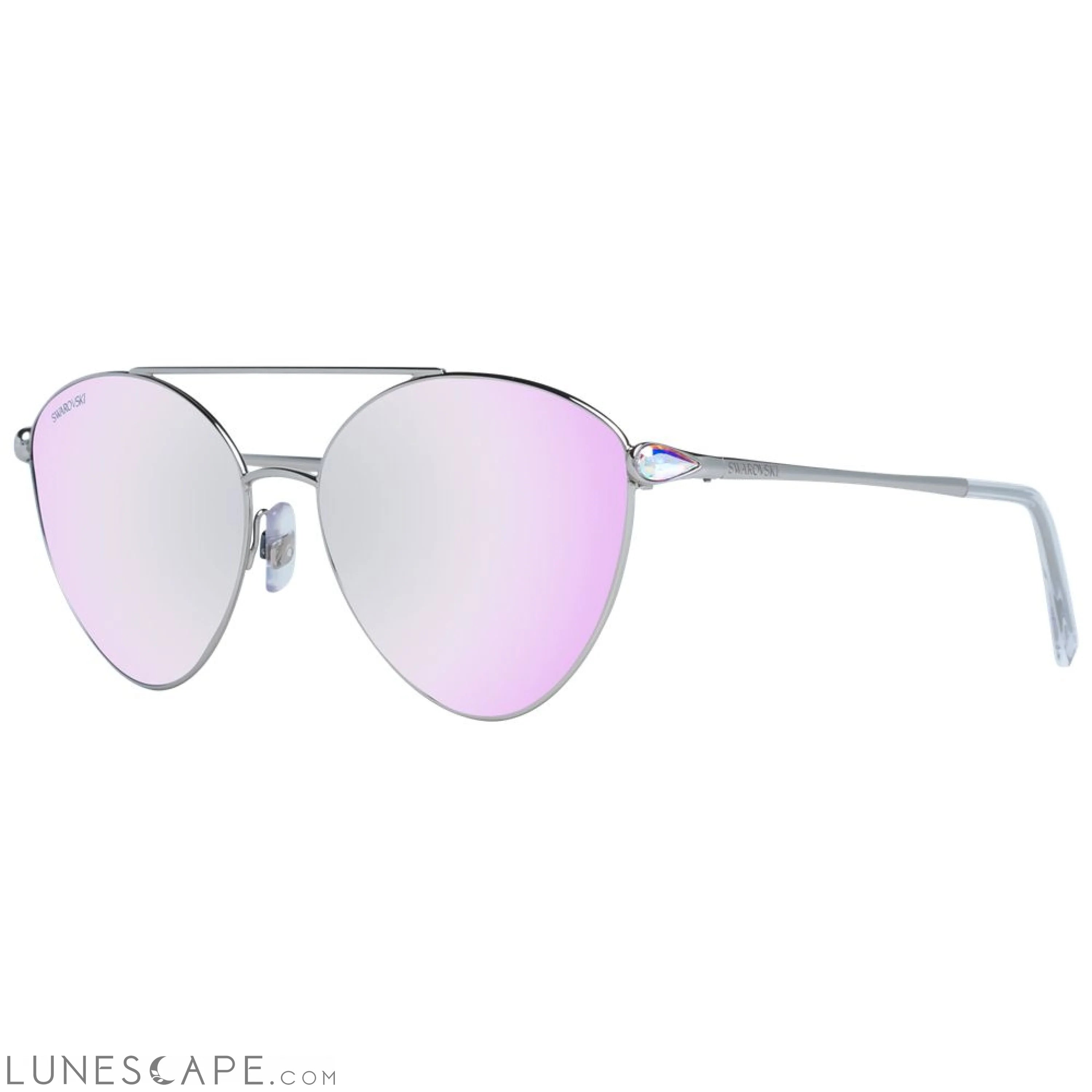 Silver Women Sunglasses LUNESCAPE