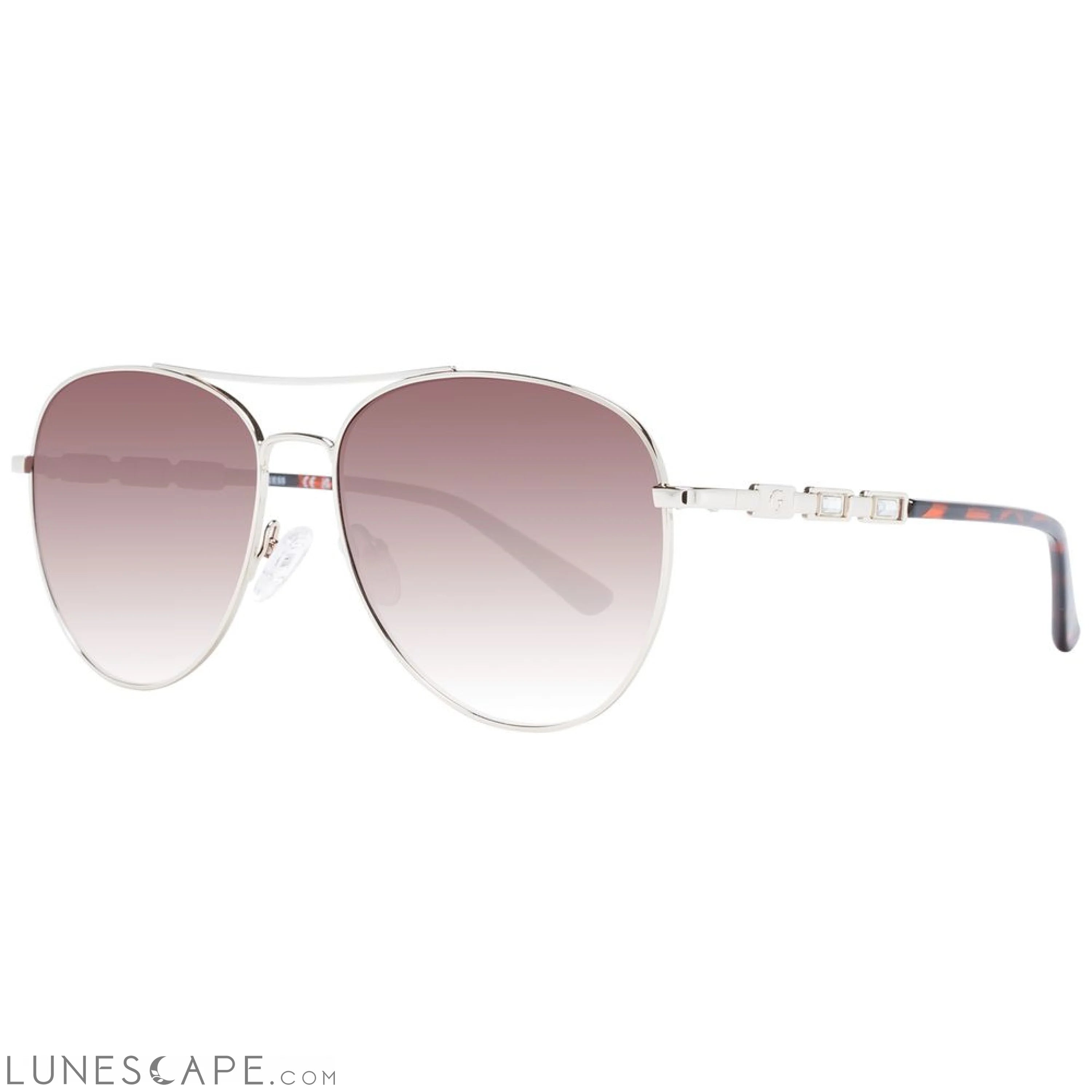 Silver Women Sunglasses LUNESCAPE