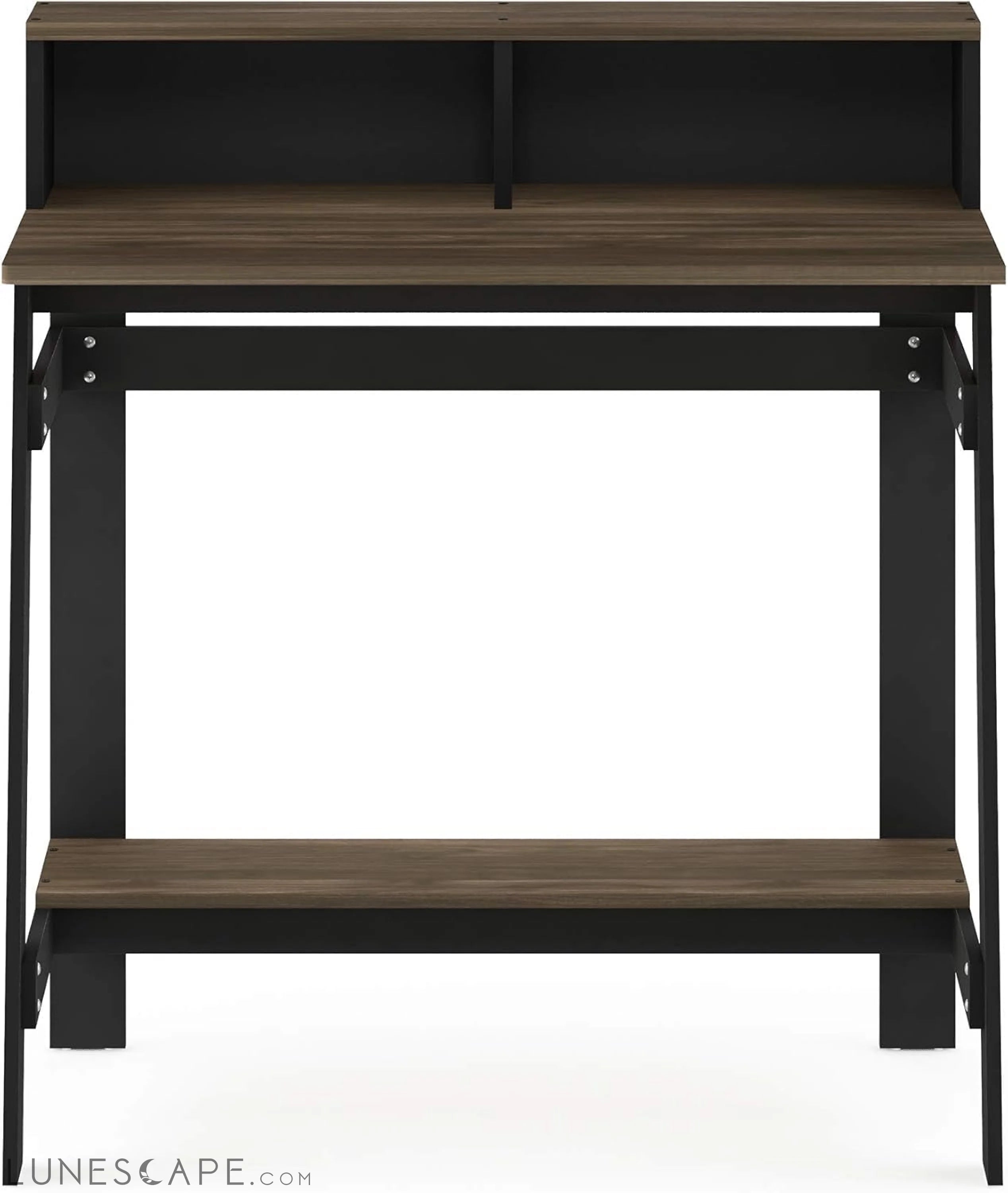 Simplistic a Frame Computer Desk, 17.9"D X 31.6"W X 35.5"H, Columbia LUNESCAPE