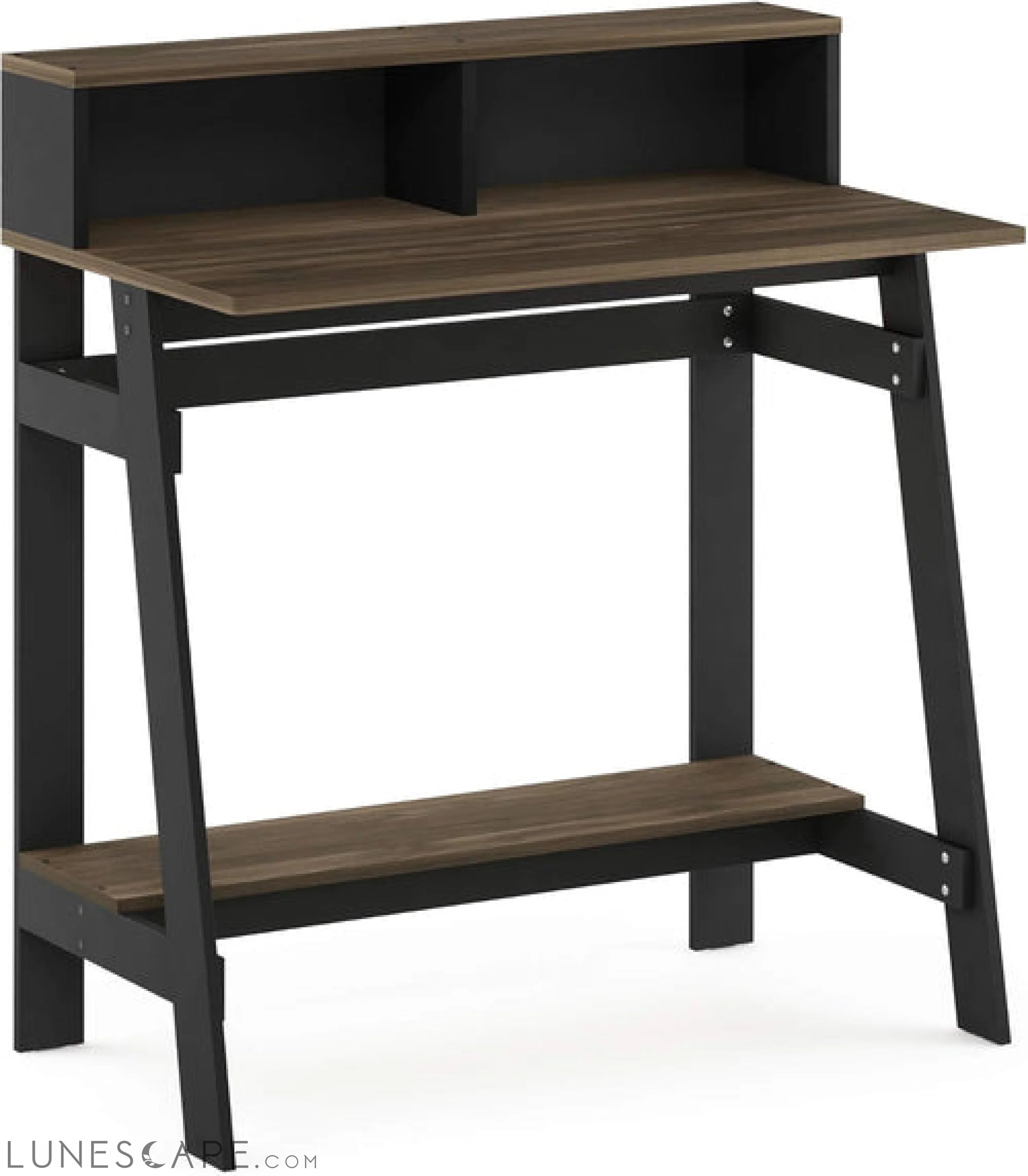 Simplistic a Frame Computer Desk, 17.9"D X 31.6"W X 35.5"H, Columbia LUNESCAPE