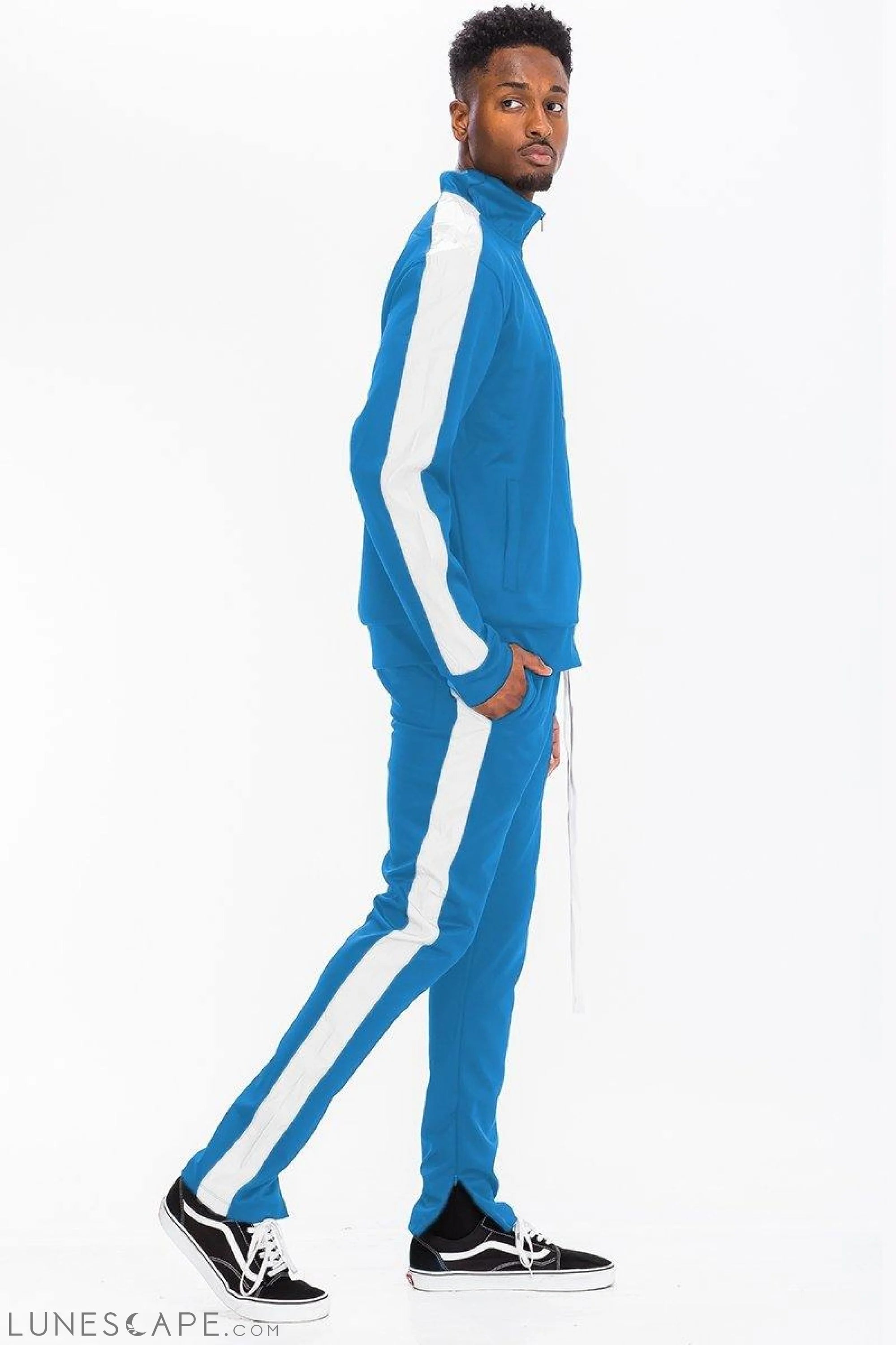 SINGLE STRIPE TRACK SET - Blue LUNESCAPE