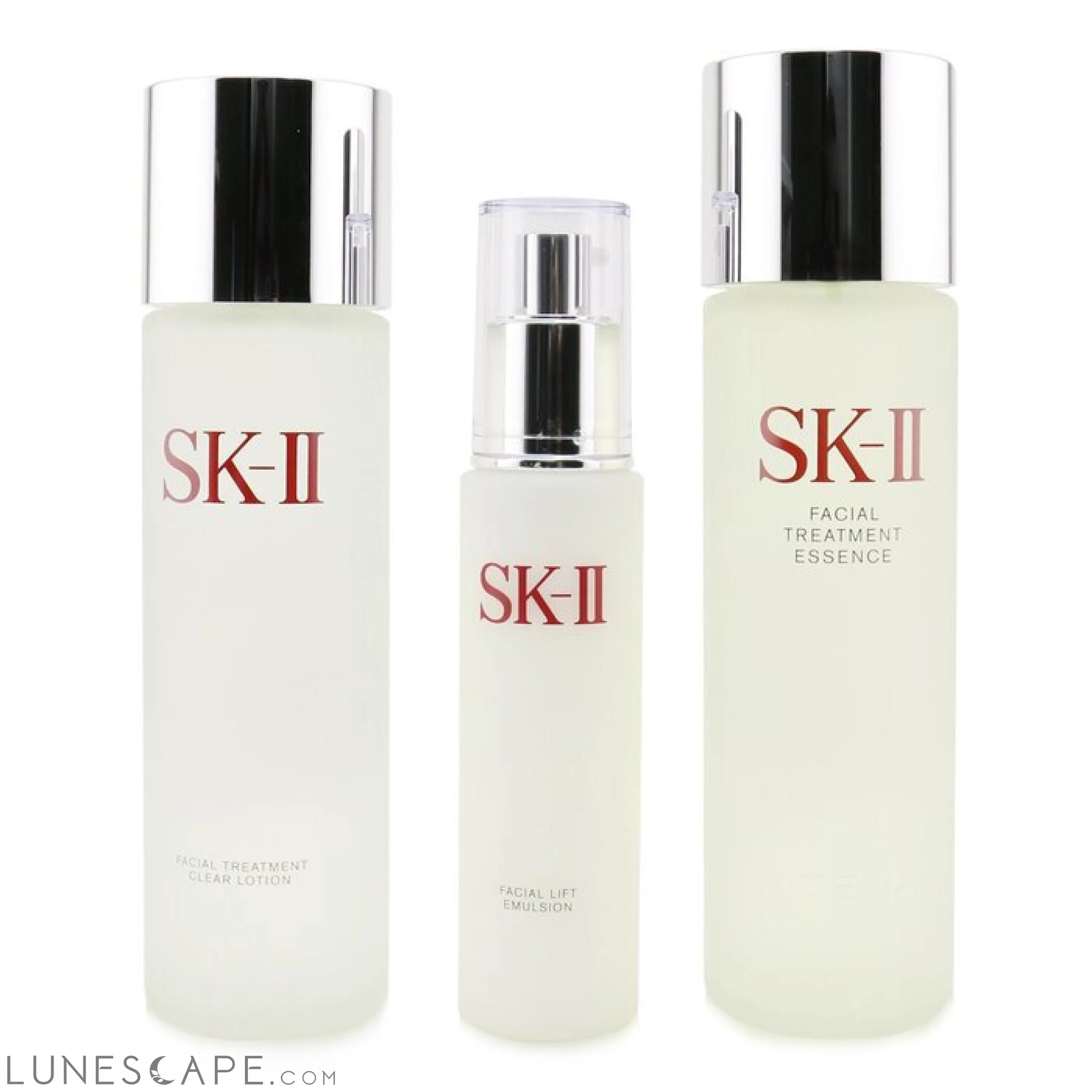 SK II - Pitera Deluxe Hydrating  3-Pieces Set: Facial Treatment Essence 230ml + Facial Lift Emulsion 100g + Facial Treatment Cle LUNESCAPE