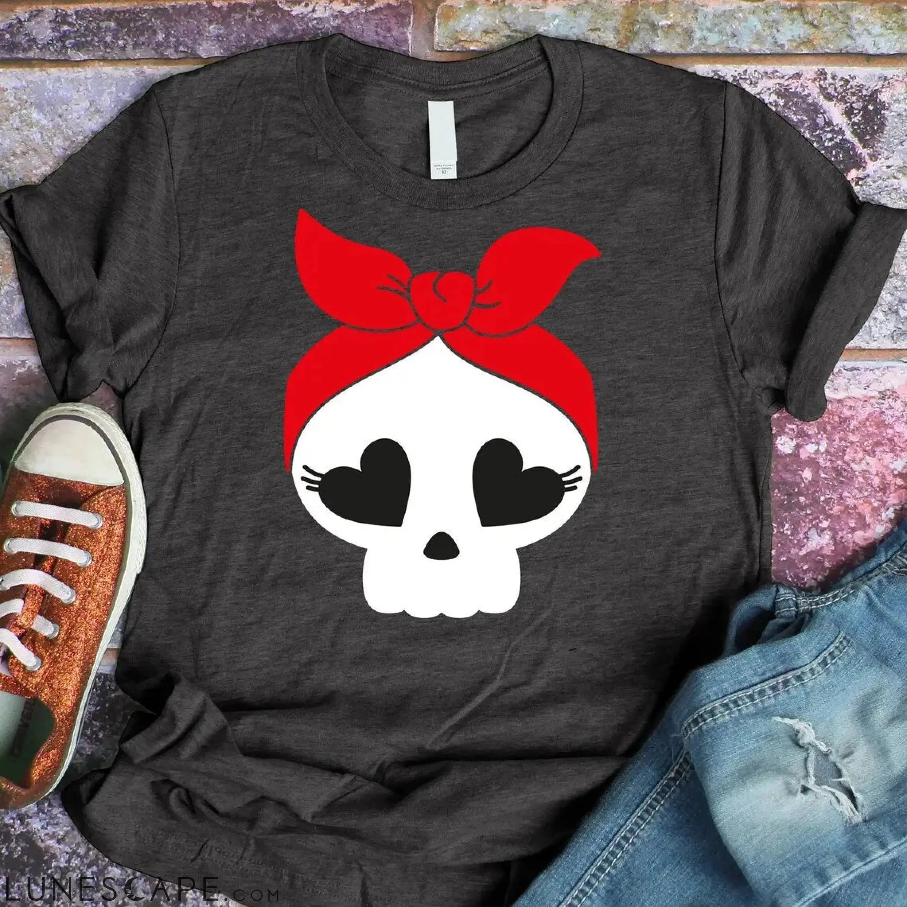 Skeleton Halloween T-Shirt LUNESCAPE