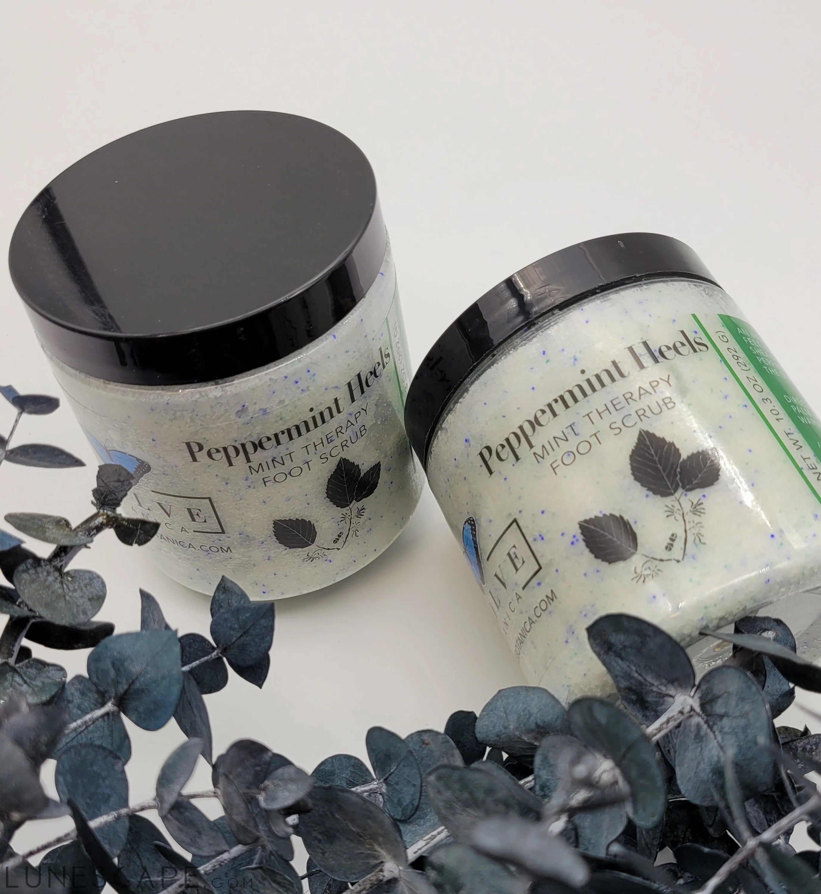 Skincare - Peppermint Heels Mint Therapy Foot Scrub LUNESCAPE