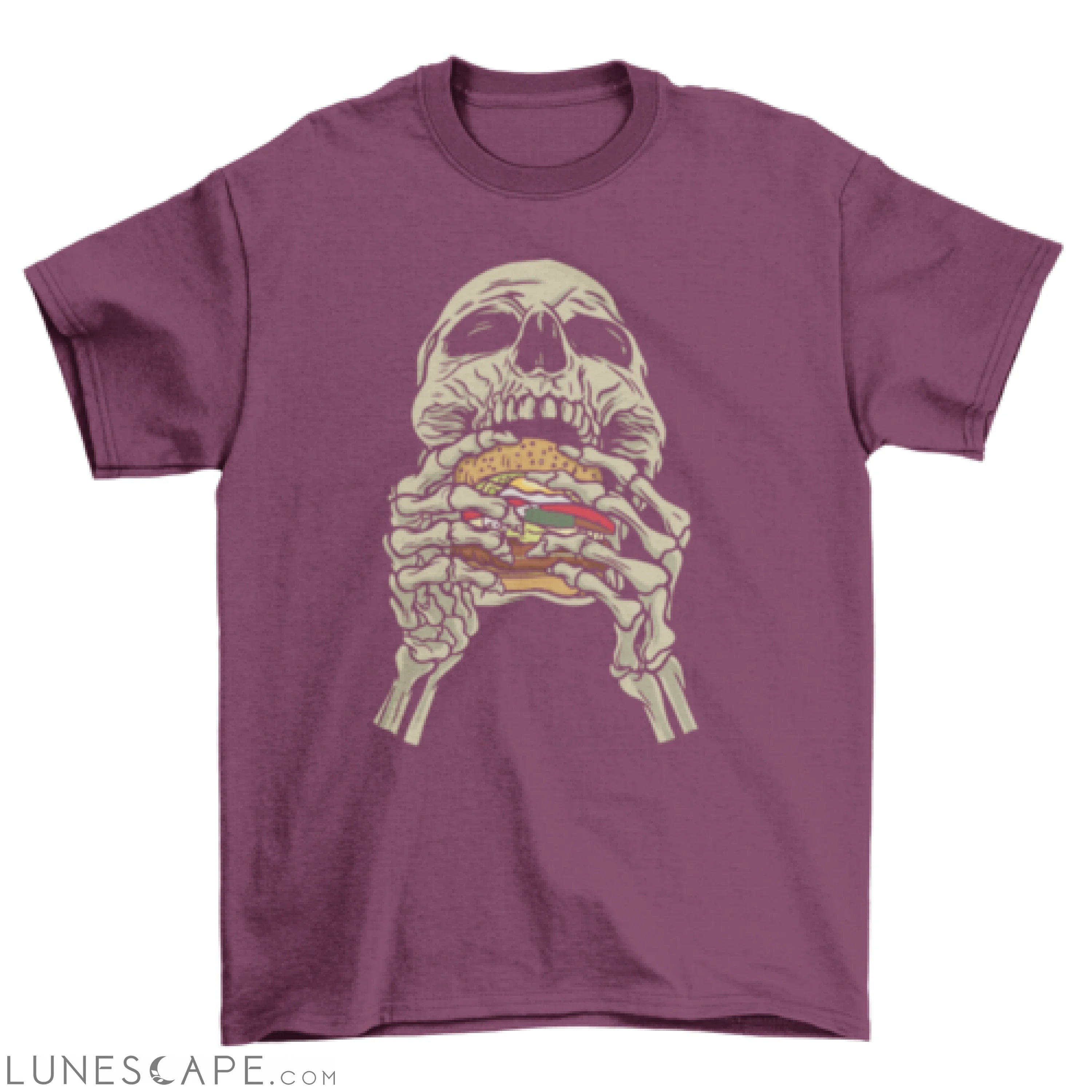 Skull hamburger t-shirt LUNESCAPE