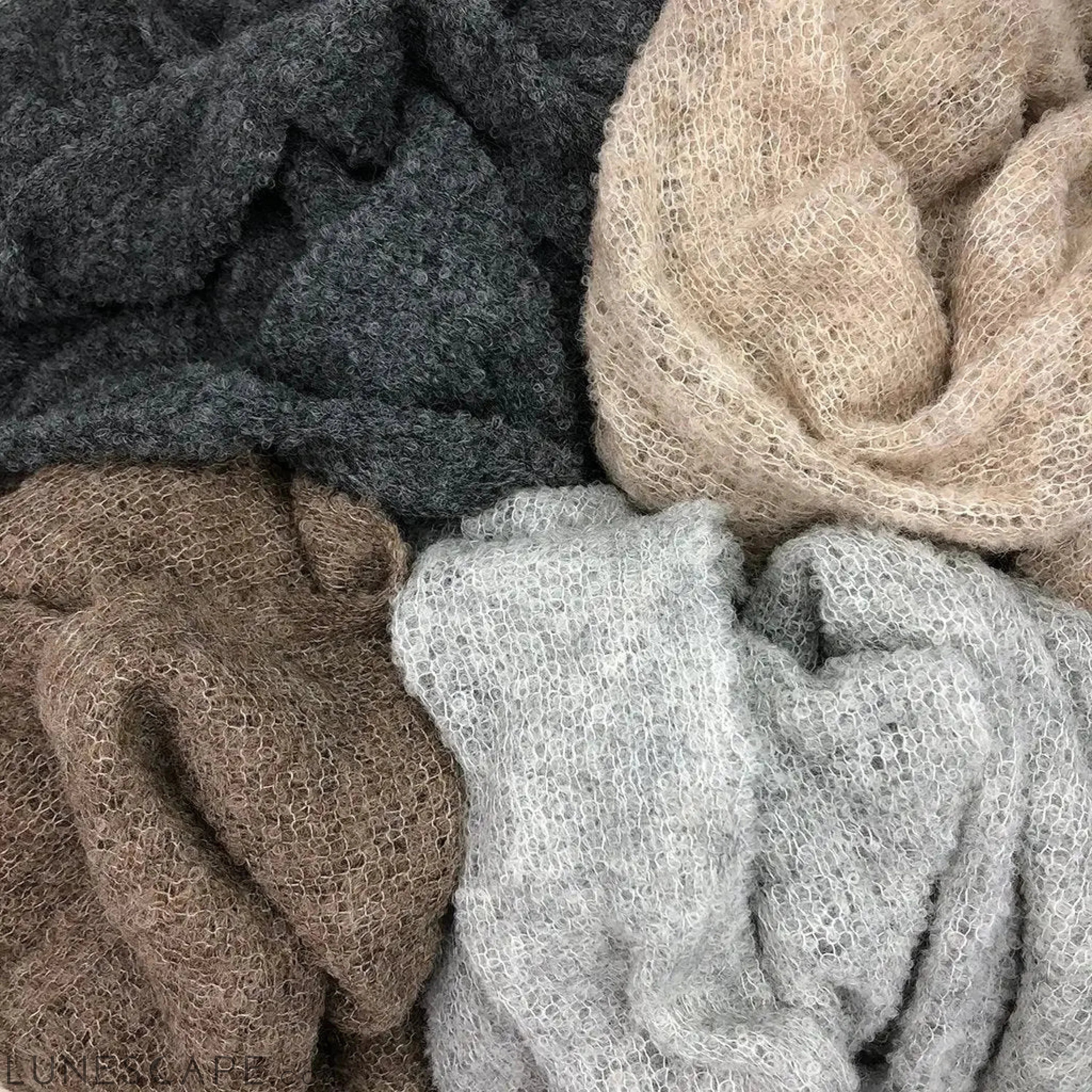 Slate + Salt Almond Ultra Plush Alpaca Scarf LUNESCAPE