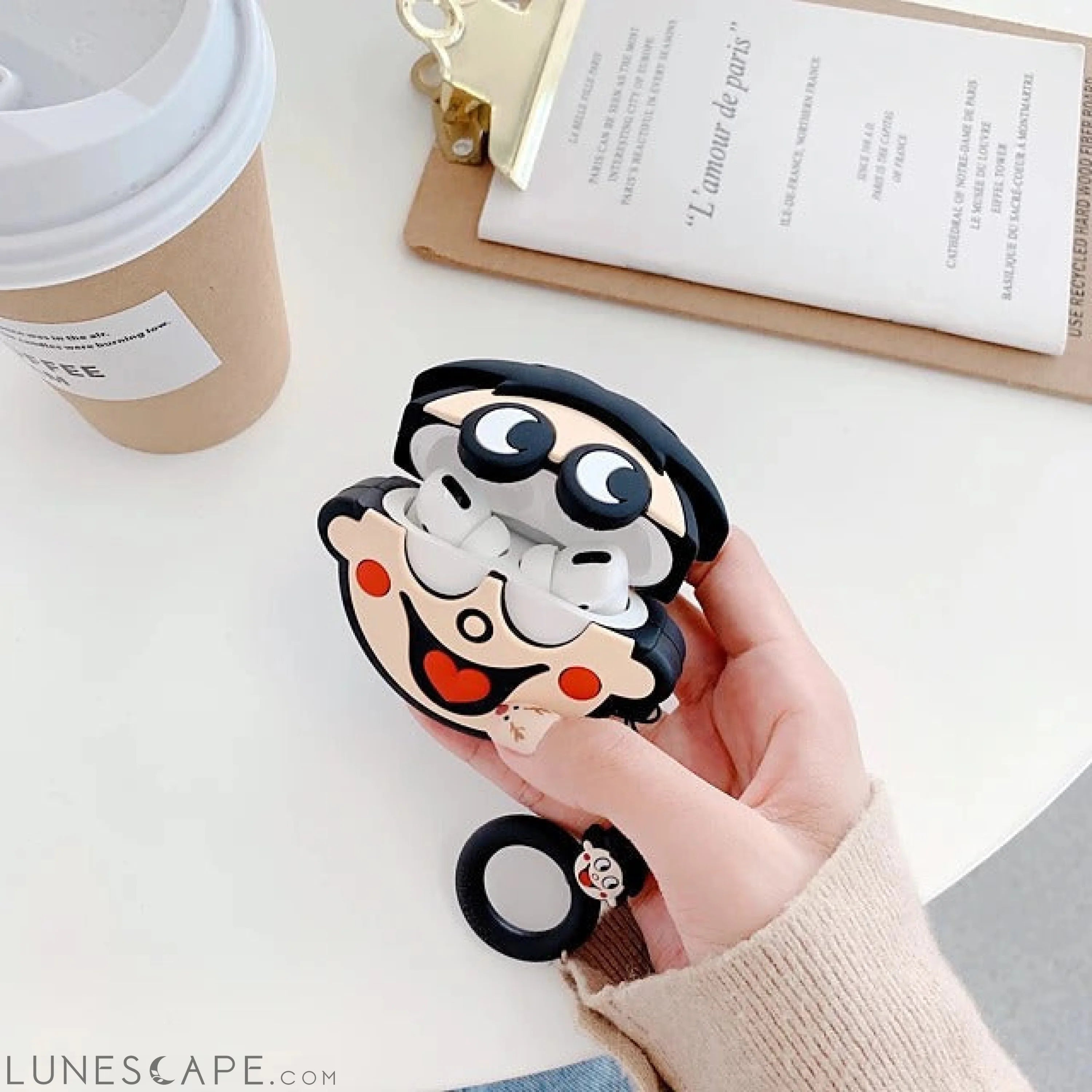 Smiley Face AirPods Case LUNESCAPE