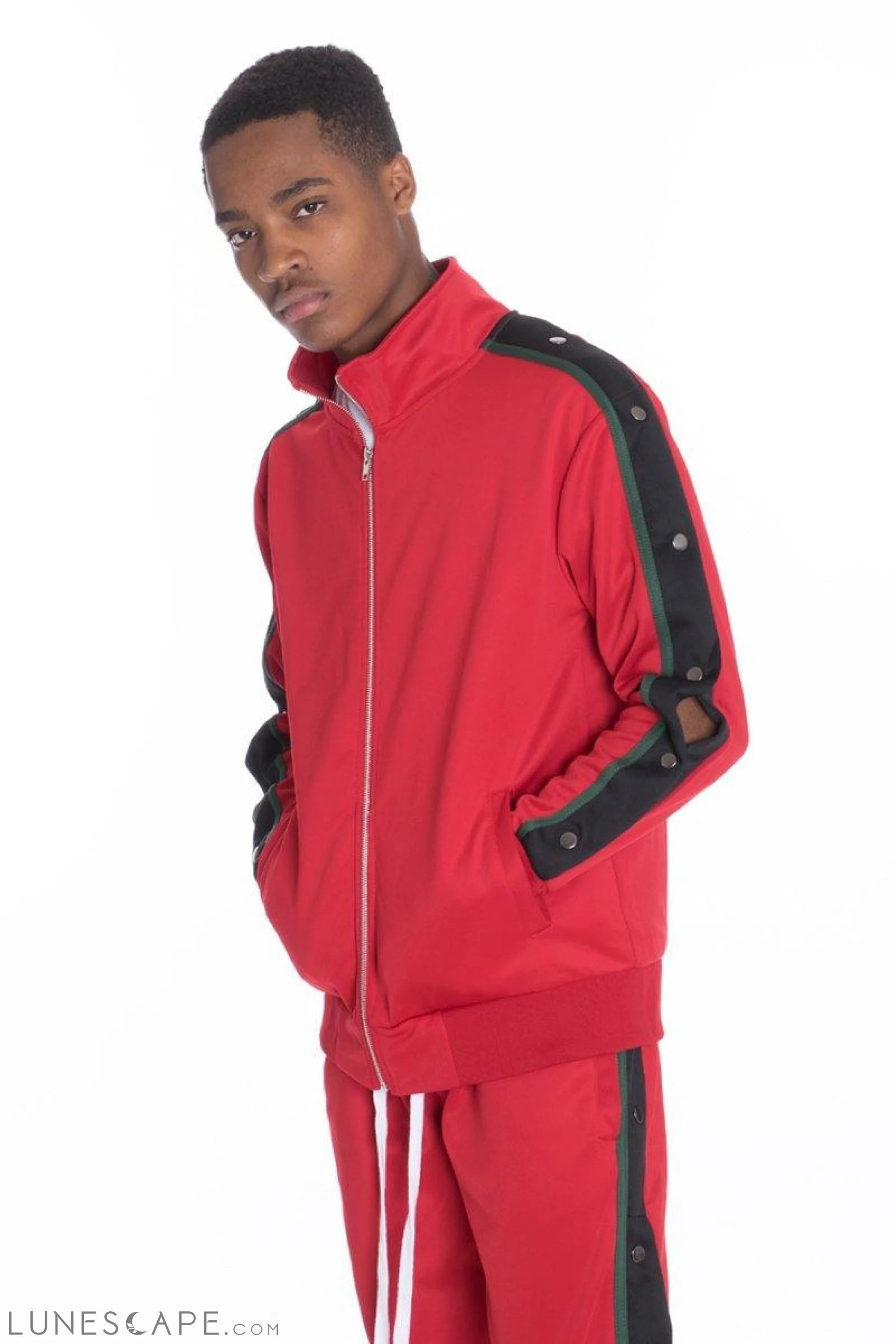 SNAP BUTTON TRACK SET - RED LUNESCAPE