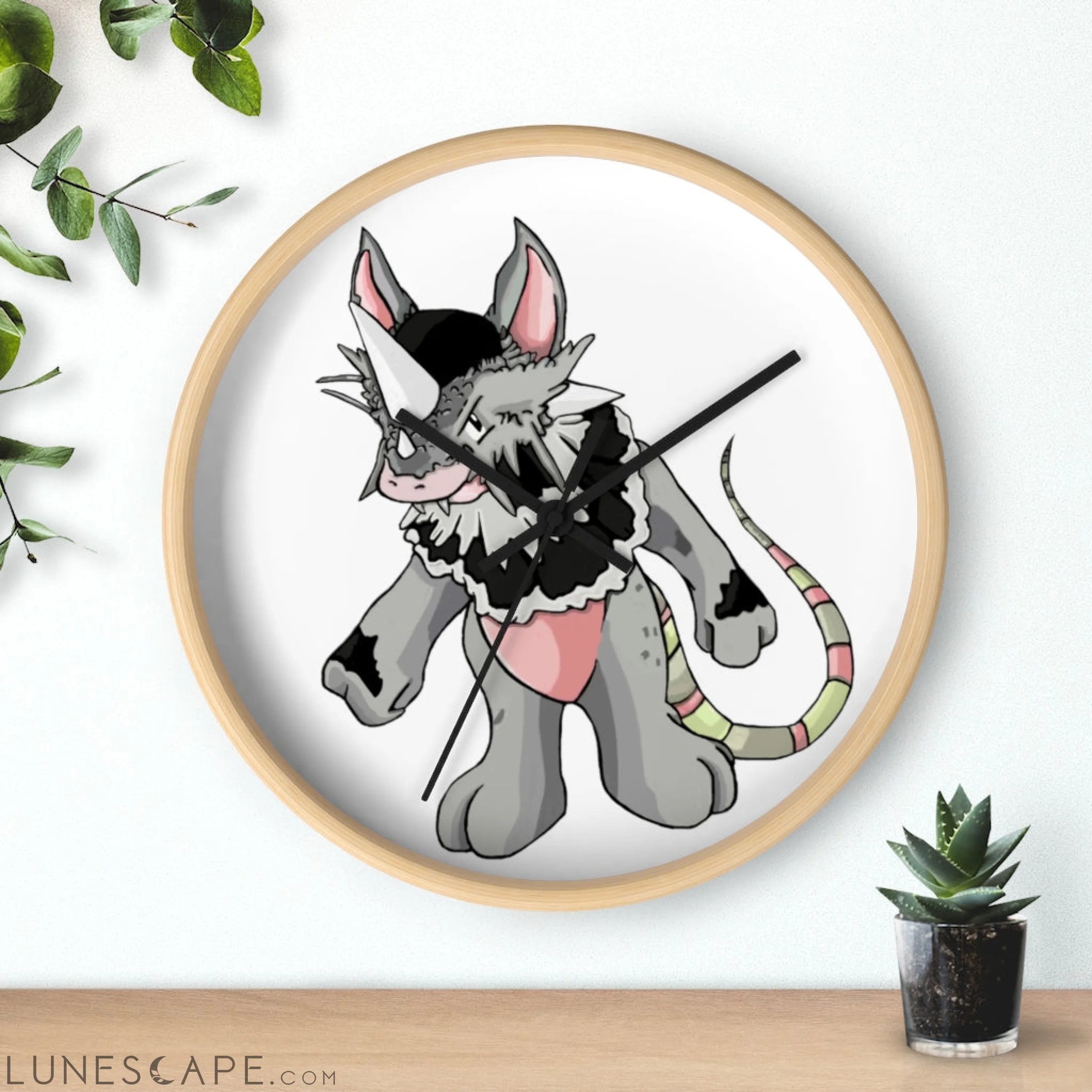 Snibble Wall clock LUNESCAPE