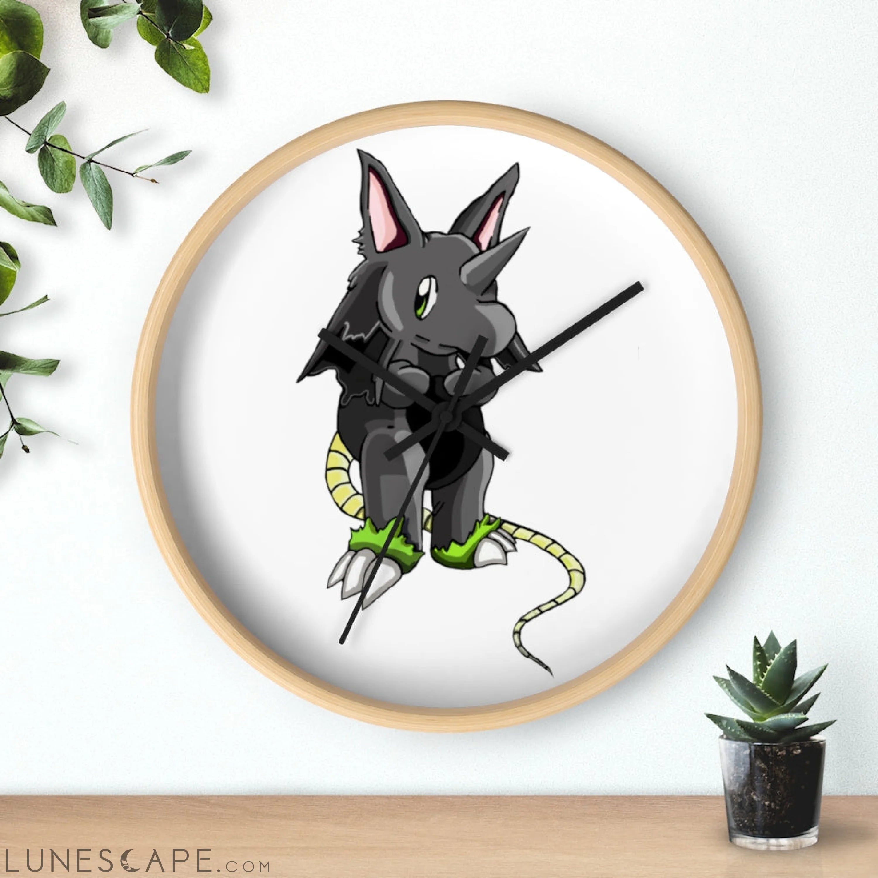 Snouse Wall clock LUNESCAPE