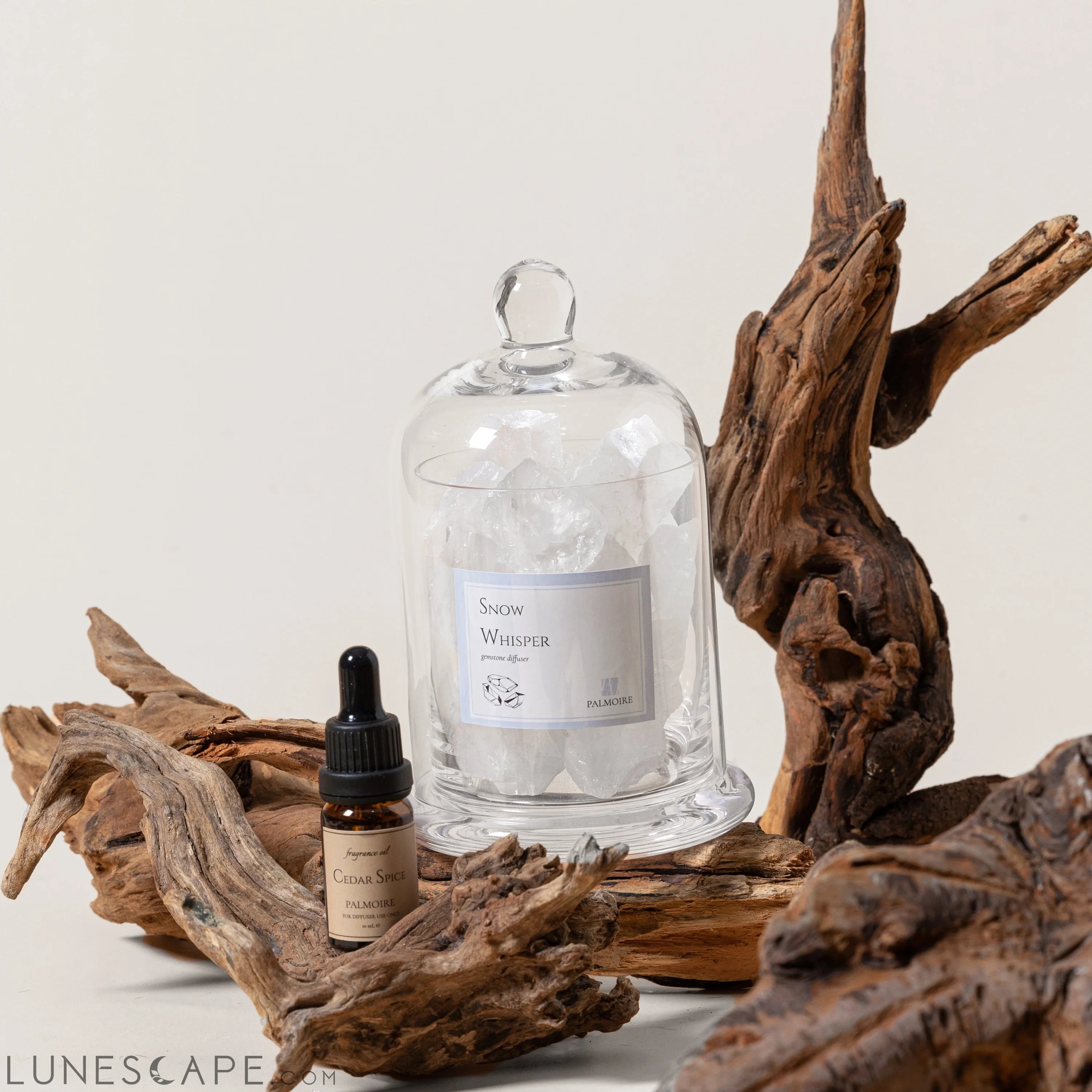 Snow Whisper Gemstone Diffuser LUNESCAPE