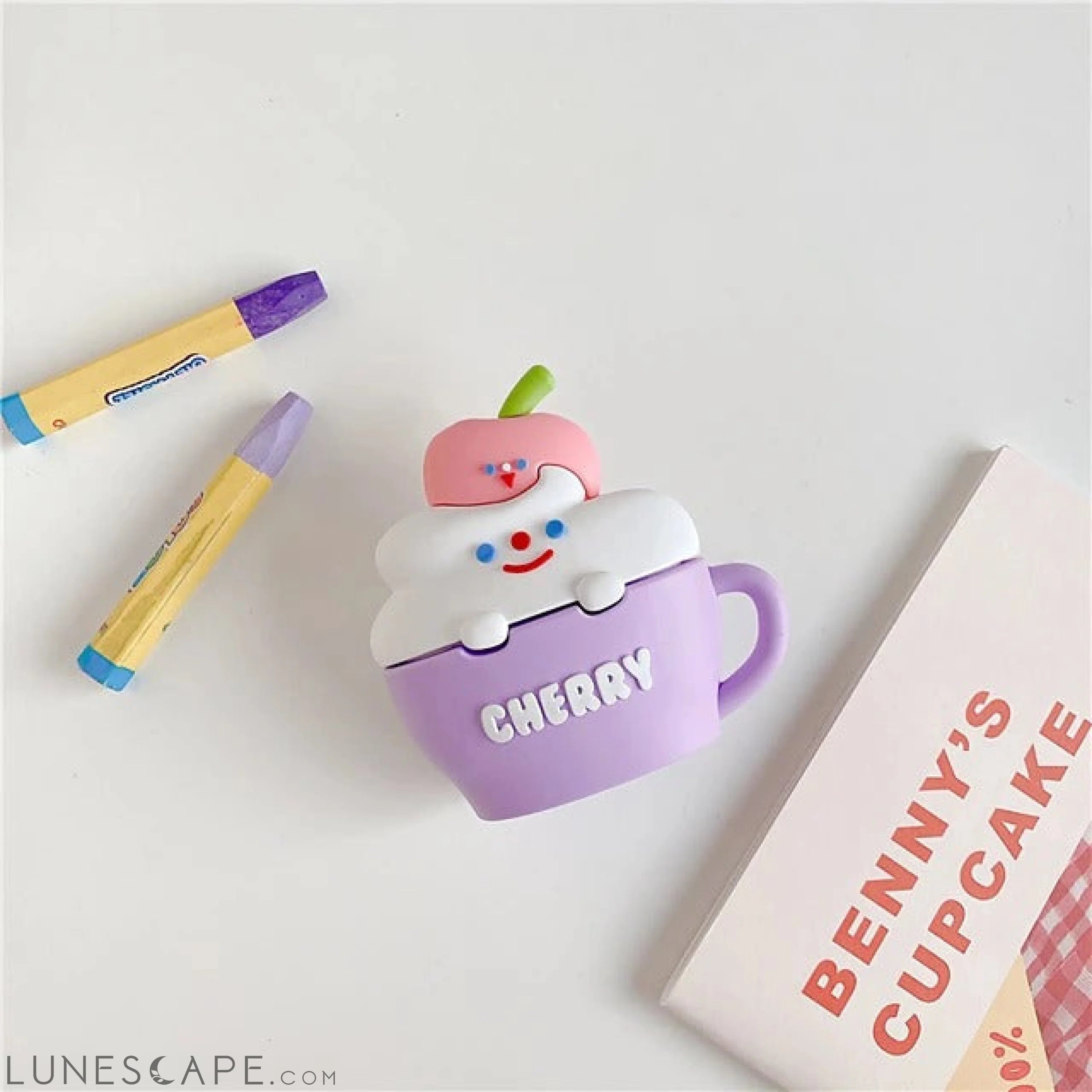 Soft Cartoon Strawberry Earphone Case For AirPods 1/2/3 LUNESCAPE