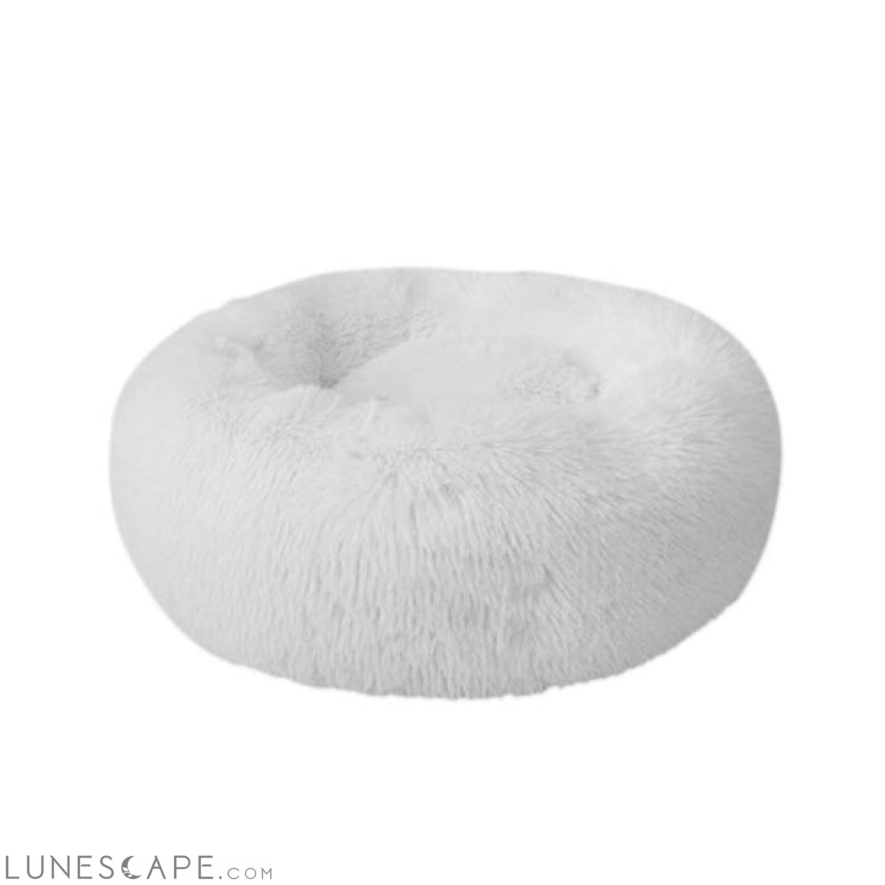 Soft Long Plush Cat Bed House Round Pet Cat Cave LUNESCAPE