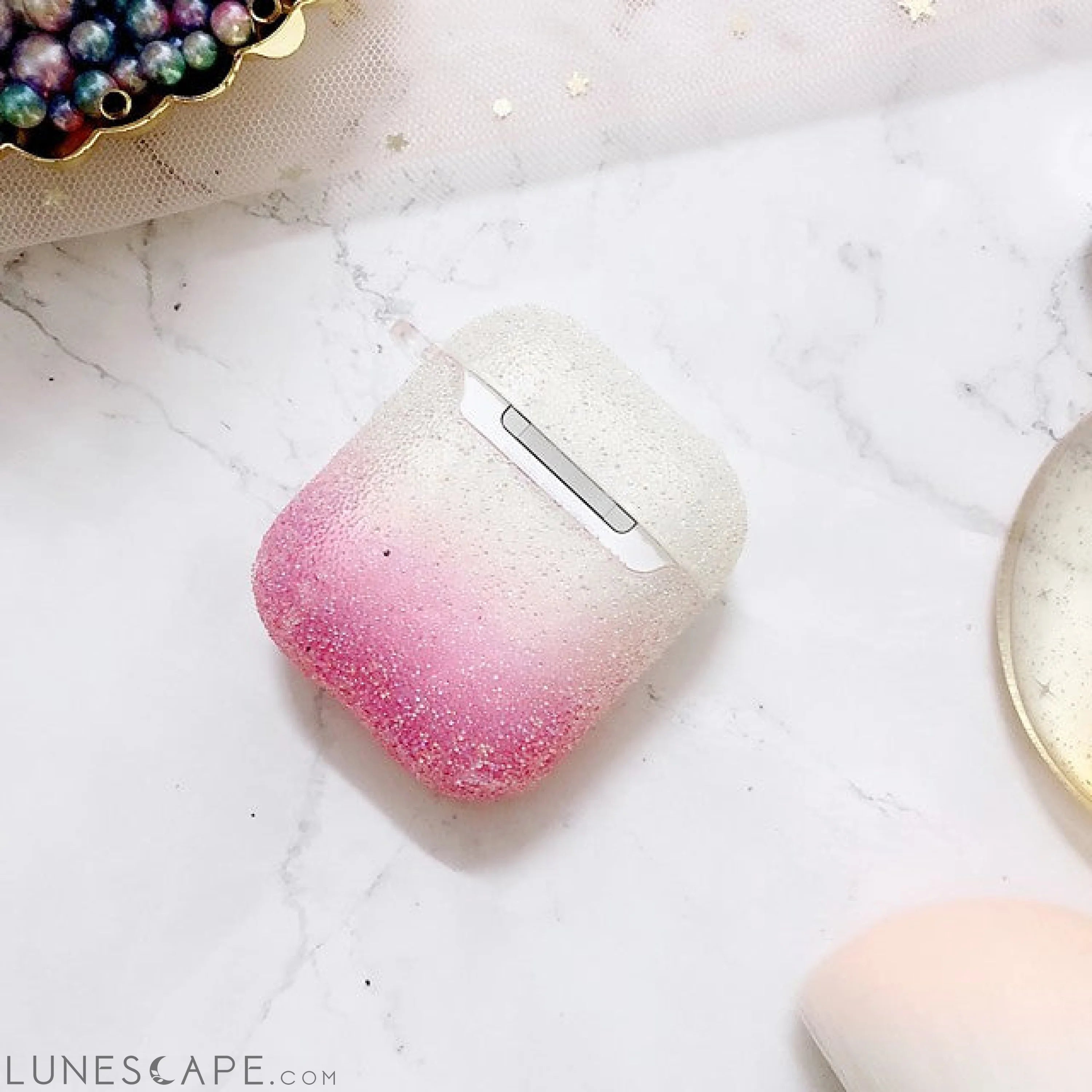 Soft TPU Headphone Case Glitter Shine Color Gradient For AirPods1/2/3 LUNESCAPE