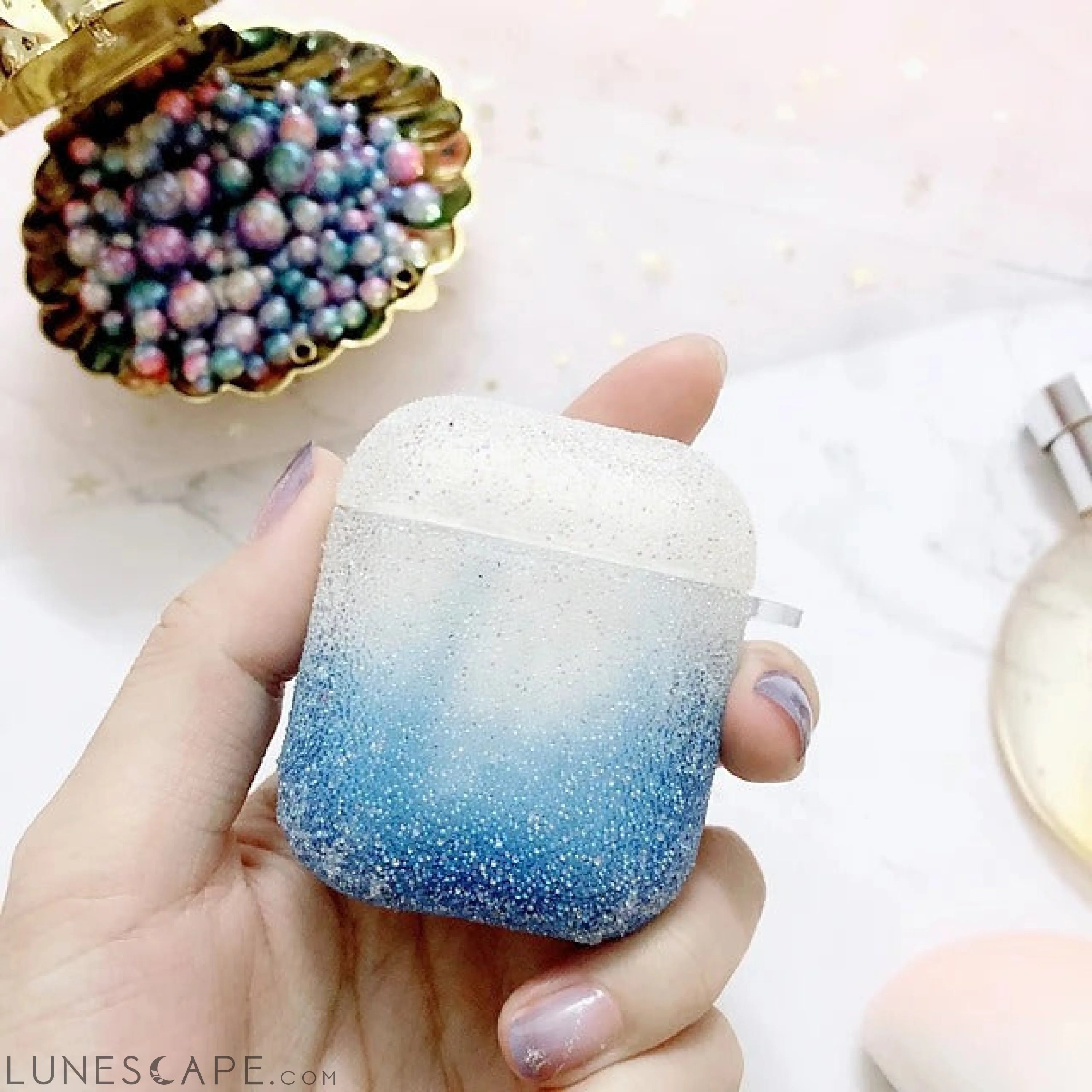 Soft TPU Headphone Case Glitter Shine Color Gradient For AirPods1/2/3 LUNESCAPE