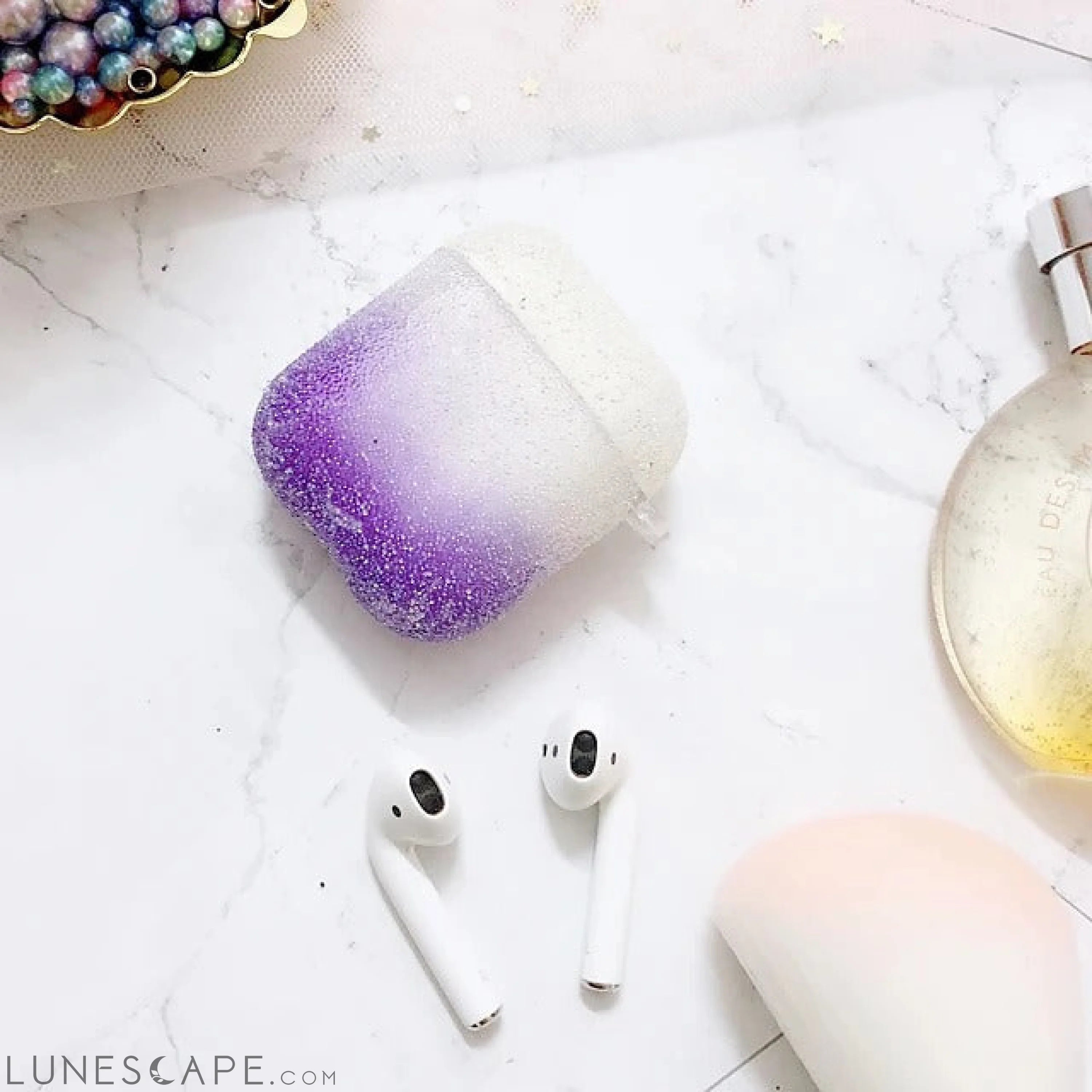 Soft TPU Headphone Case Glitter Shine Color Gradient For AirPods1/2/3 LUNESCAPE