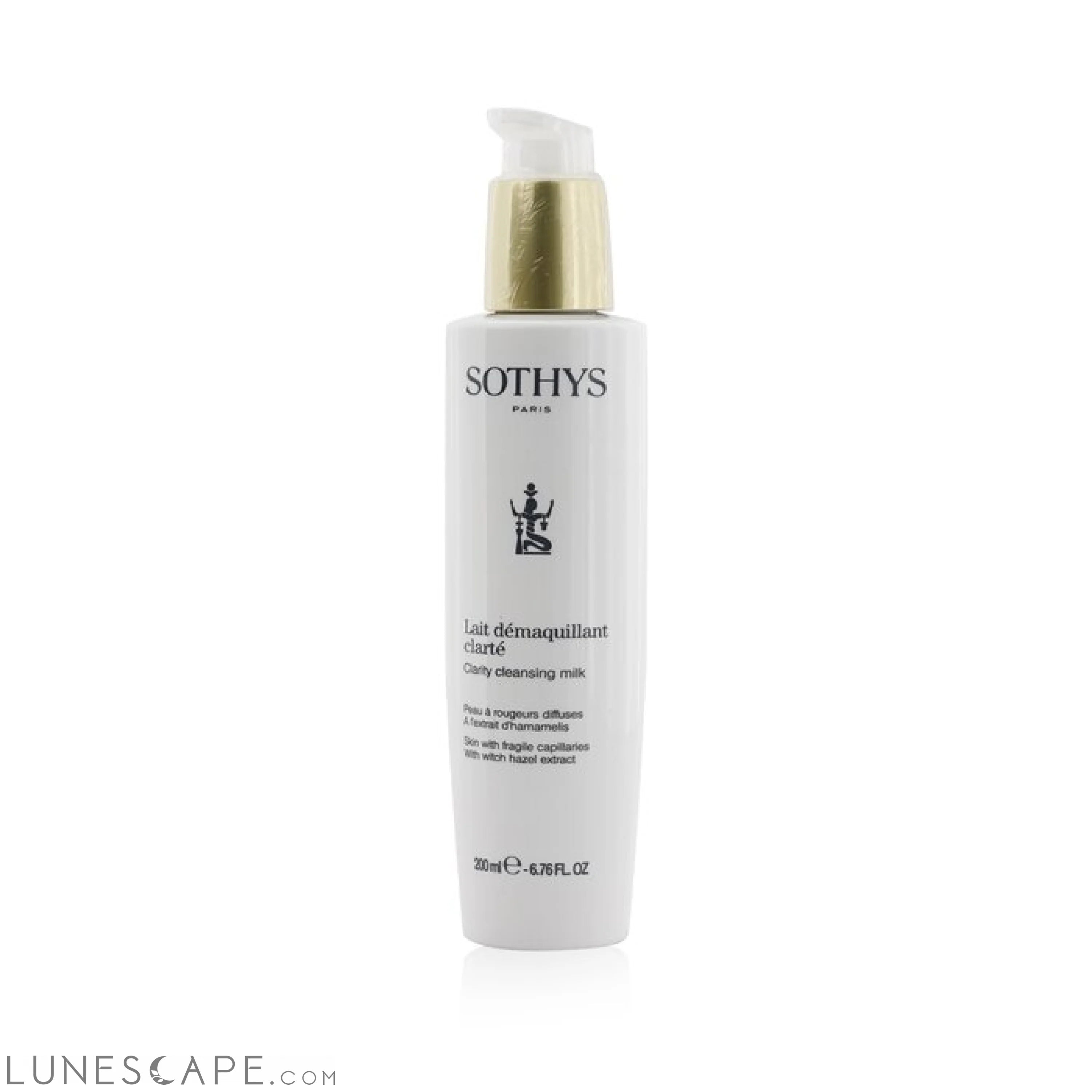 SOTHYS - Clarity Cleansing Milk - For Skin With Fragile Capillaries , With Witch Hazel Extract LUNESCAPE