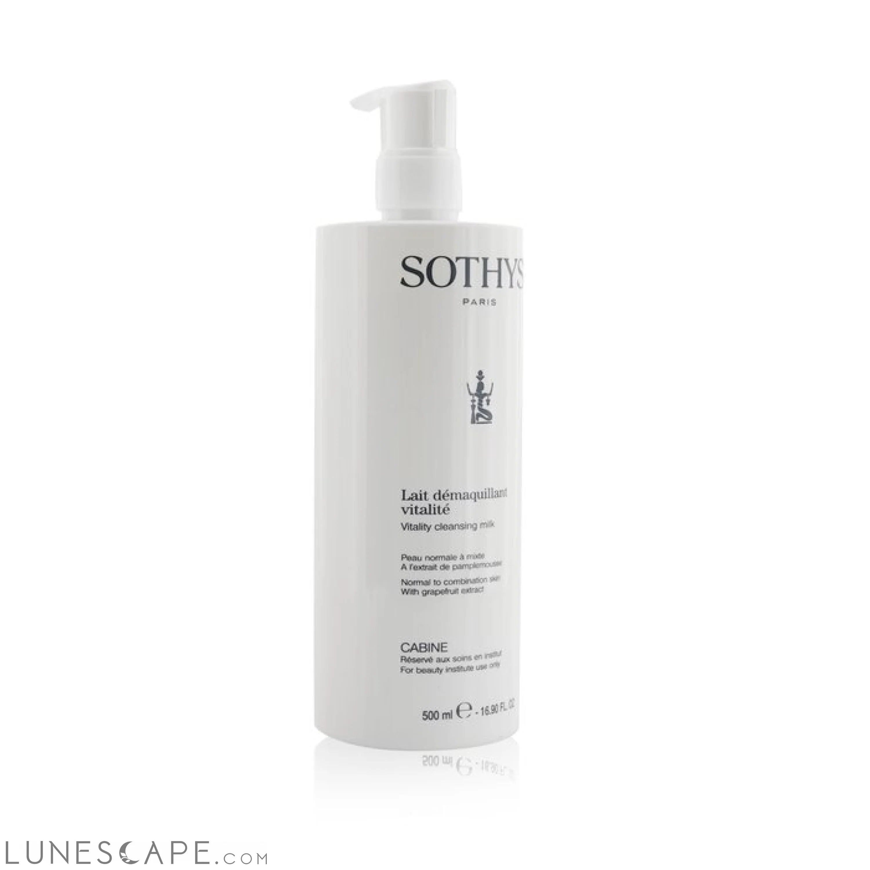 SOTHYS - Vitality Cleansing Milk - For Normal to Combination Skin , With Grapefruit Extract (Salon Size) LUNESCAPE