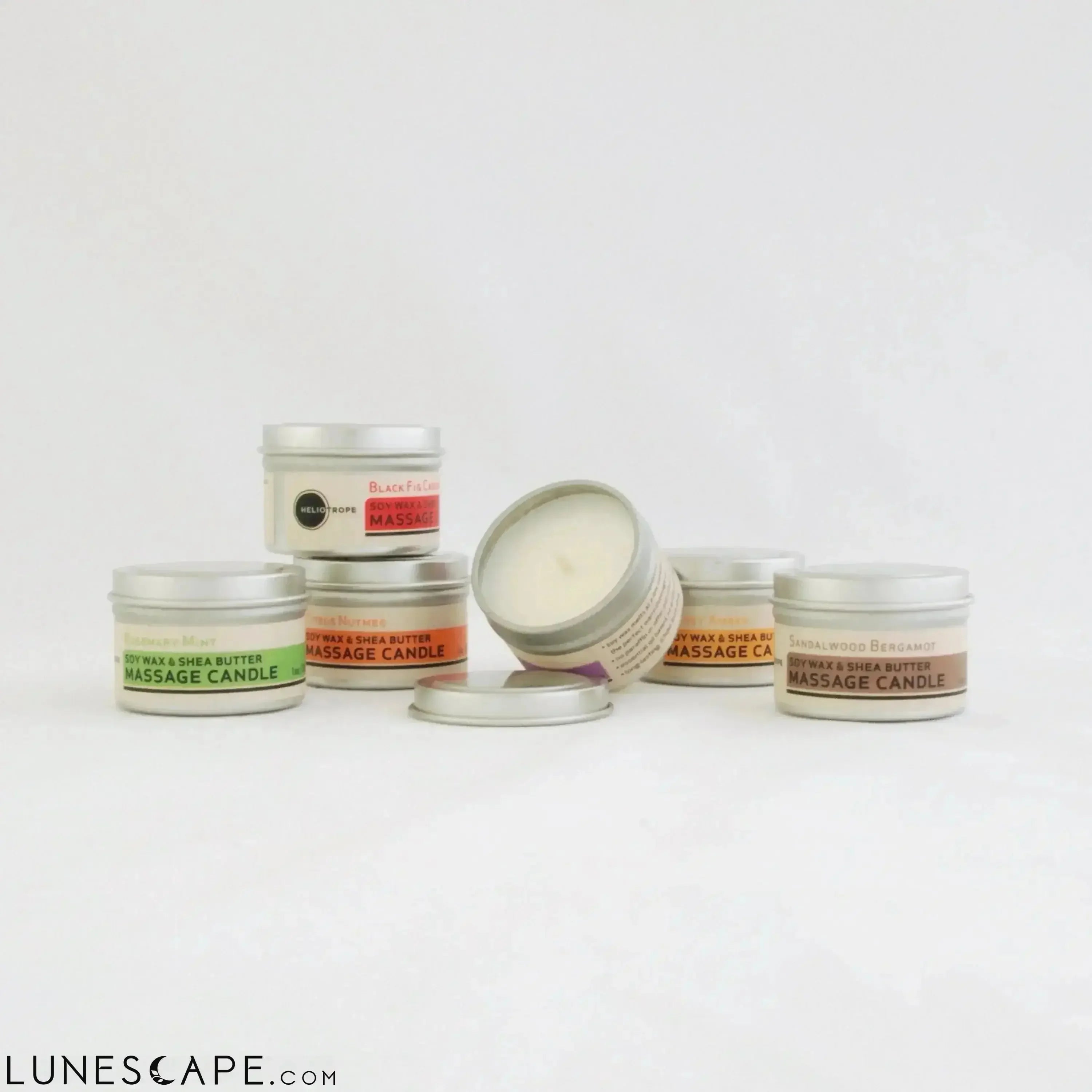 Soy Wax & Shea Butter Massage Candles LUNESCAPE