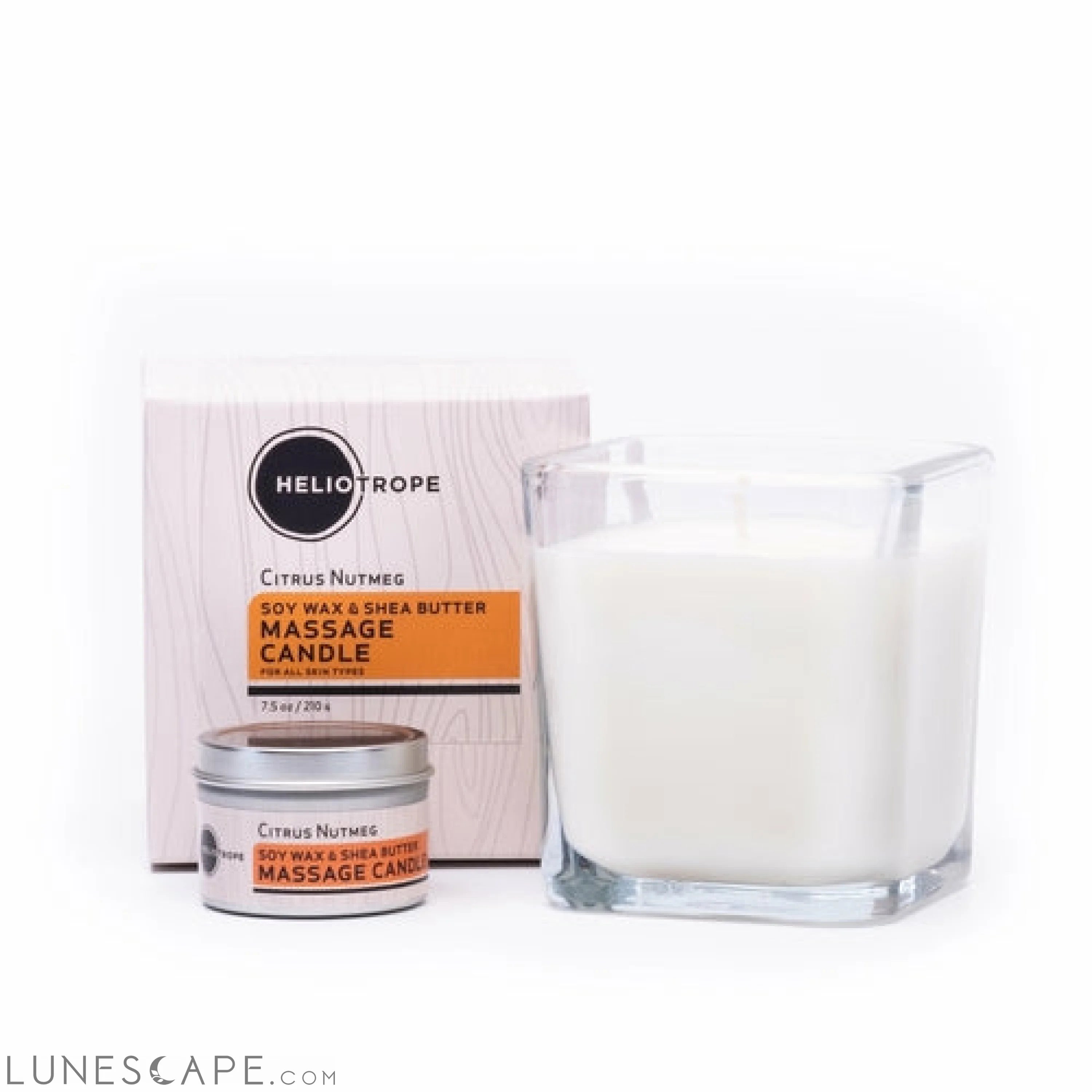 Soy Wax & Shea Butter Massage Candles LUNESCAPE