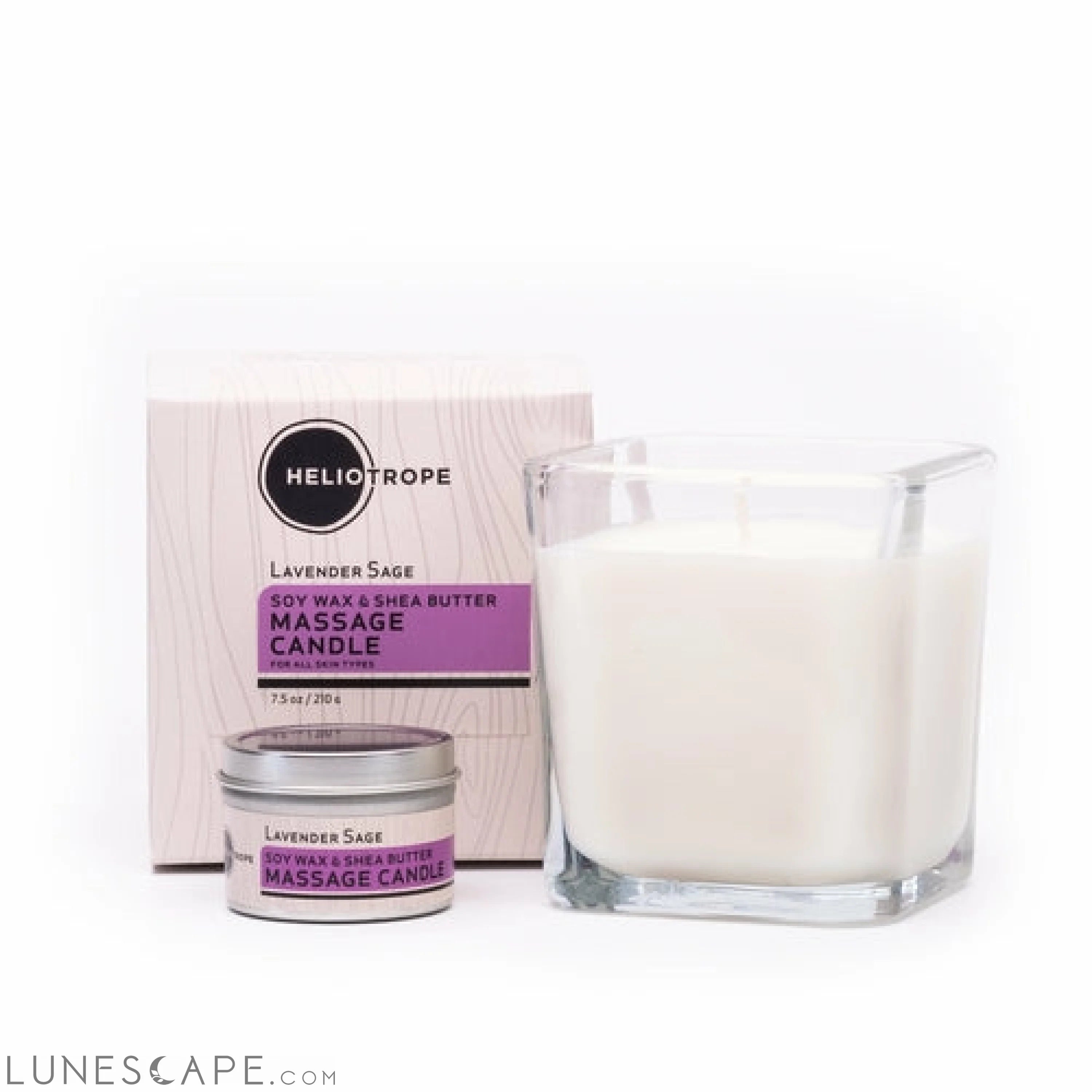 Soy Wax & Shea Butter Massage Candles LUNESCAPE