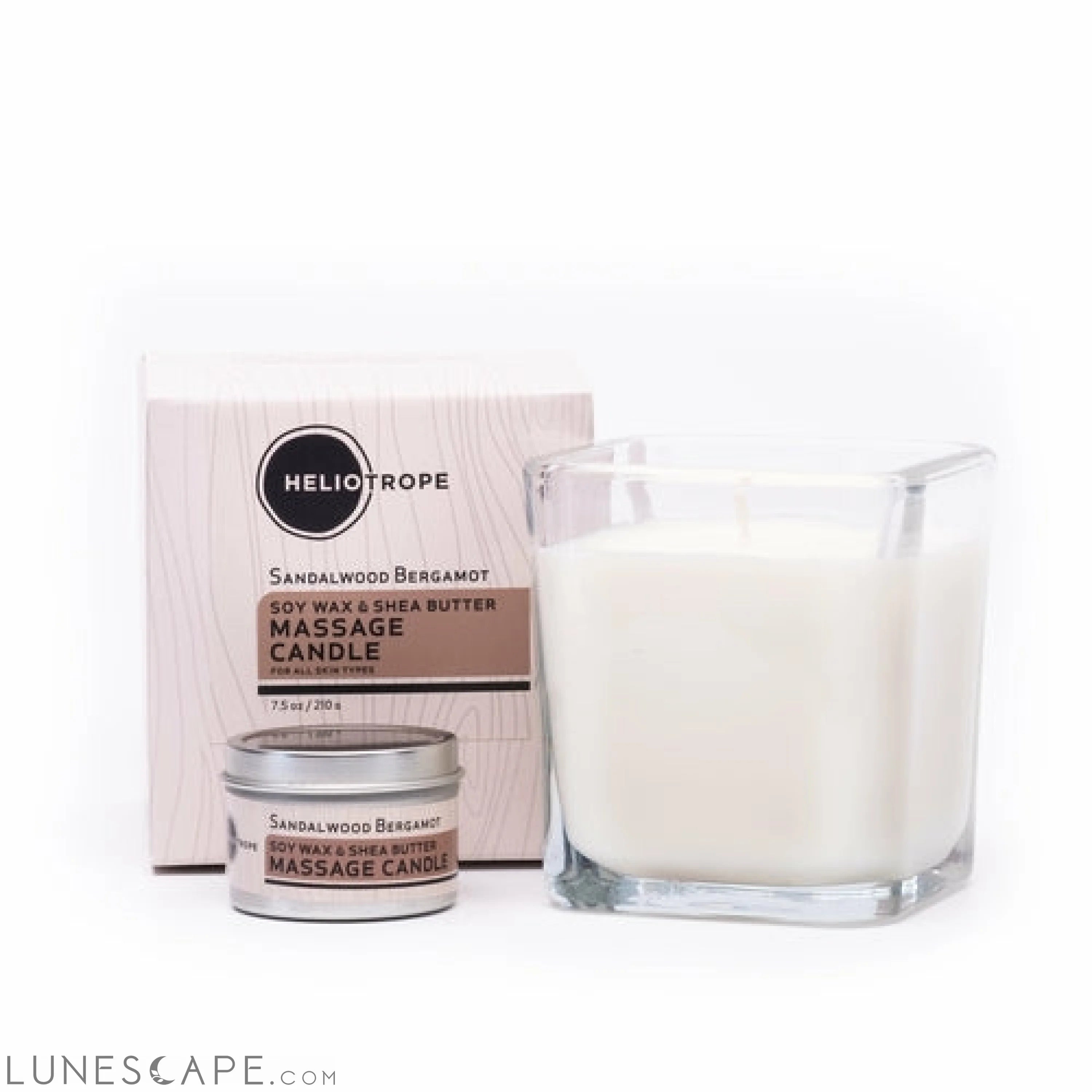 Soy Wax & Shea Butter Massage Candles LUNESCAPE