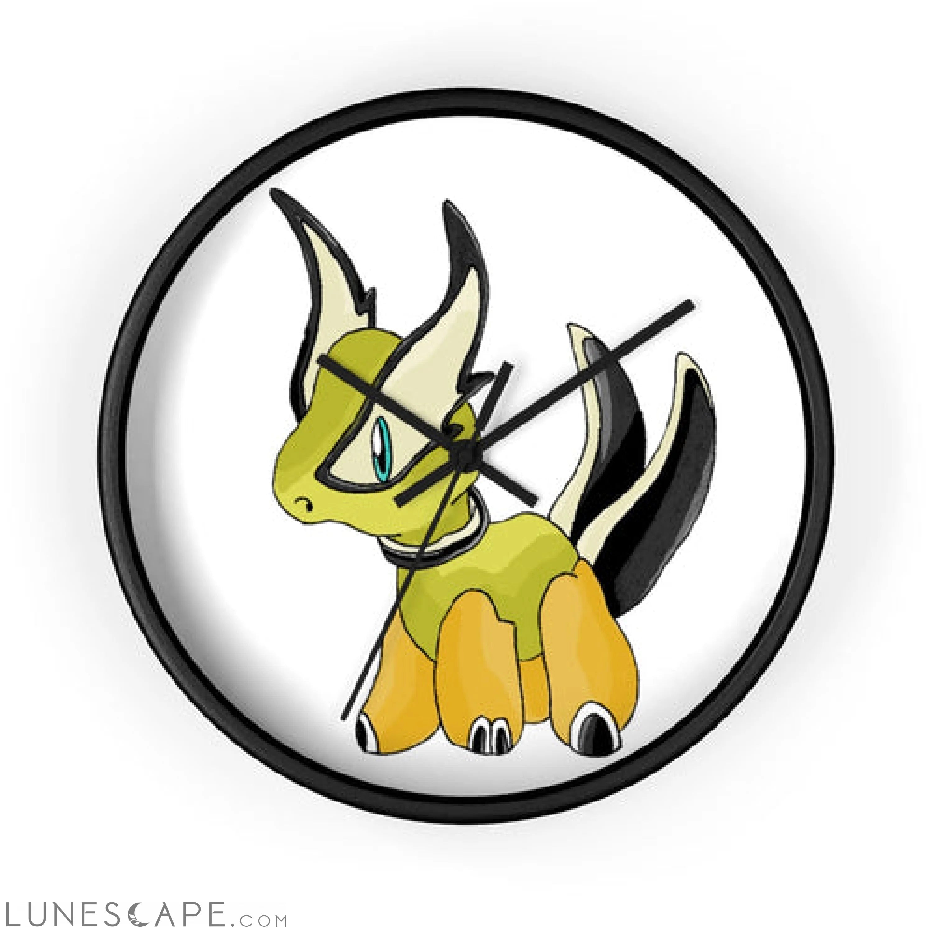 Spore Wall clock LUNESCAPE