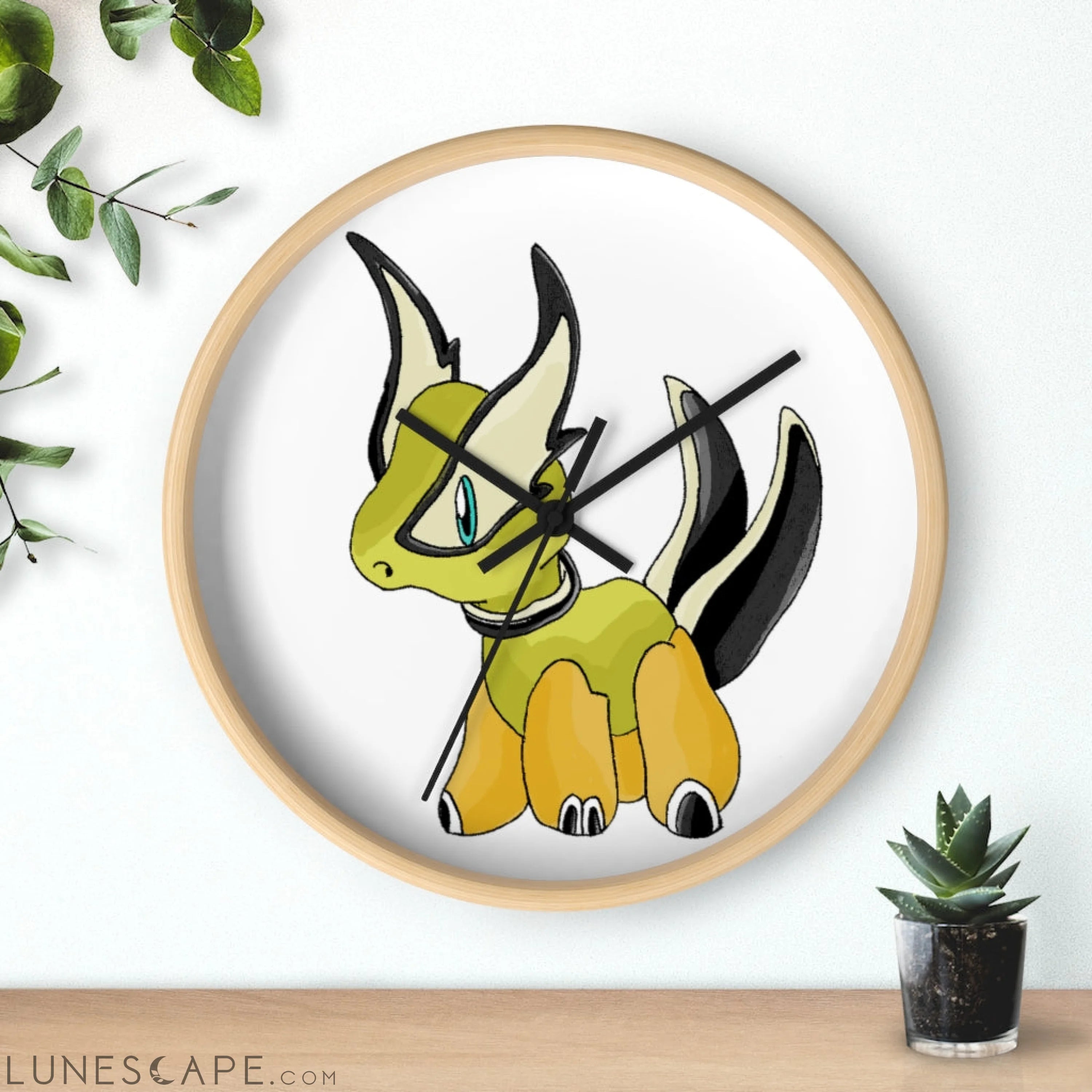 Spore Wall clock LUNESCAPE