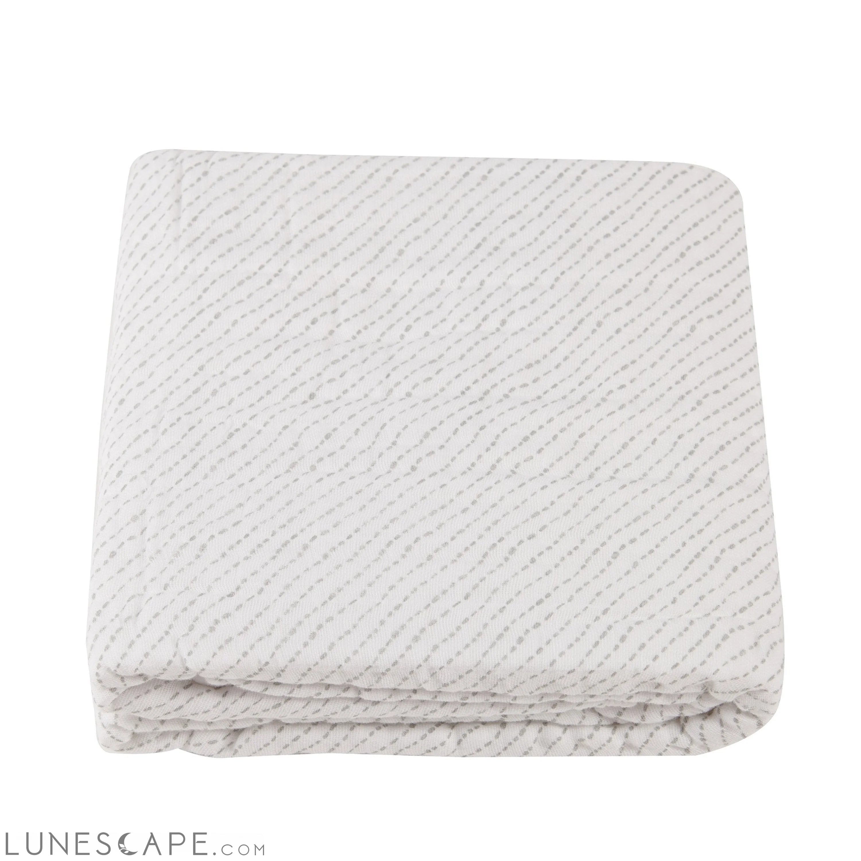 Spotted Wave Cotton Muslin Newcastle Blanket LUNESCAPE