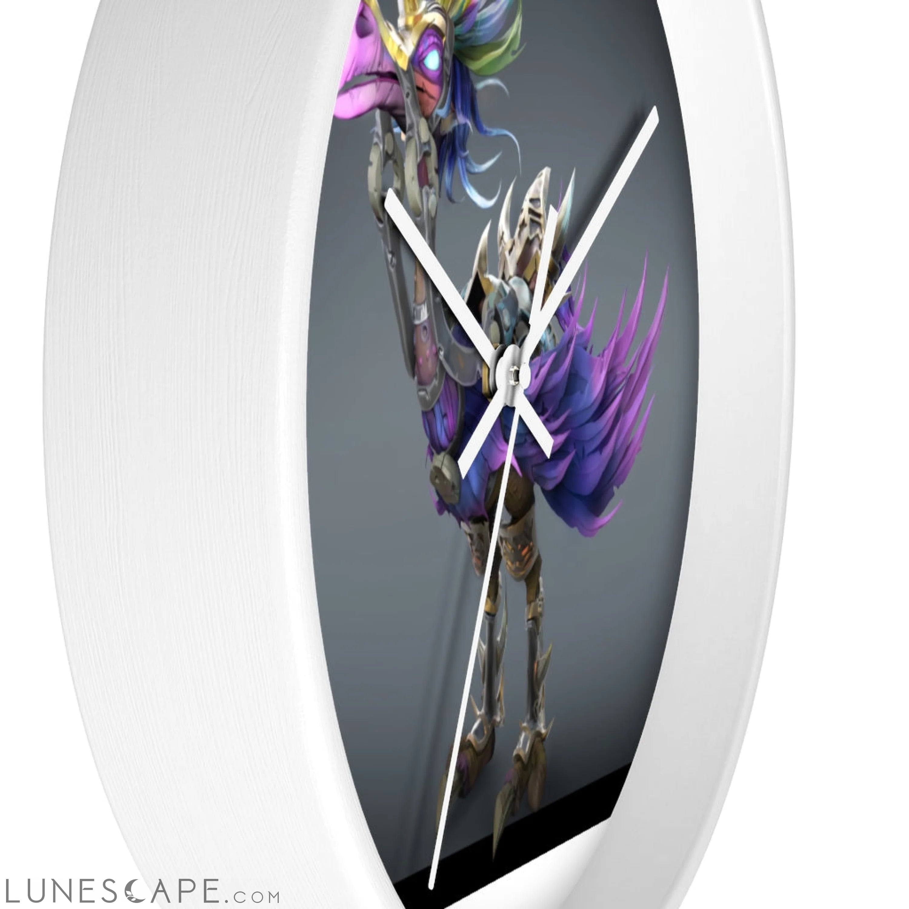 Squawkers the Ostrich Mount Wall clock LUNESCAPE